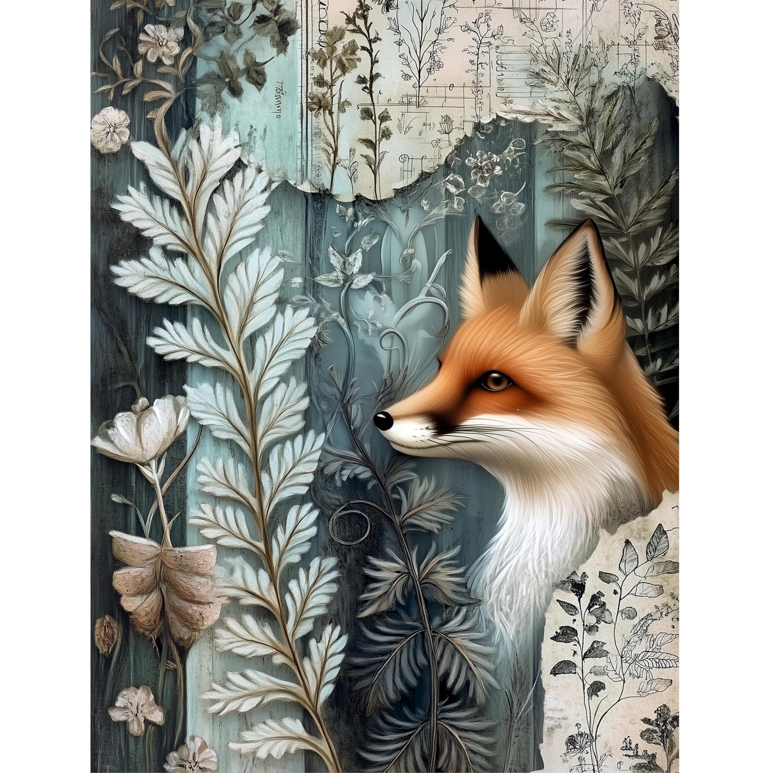 Botanical Rice Papers – Decoupage Paper Design for Furniture, Mixed Media, Cards & Crafts, Decoupage by CRAFT KREATIVELY