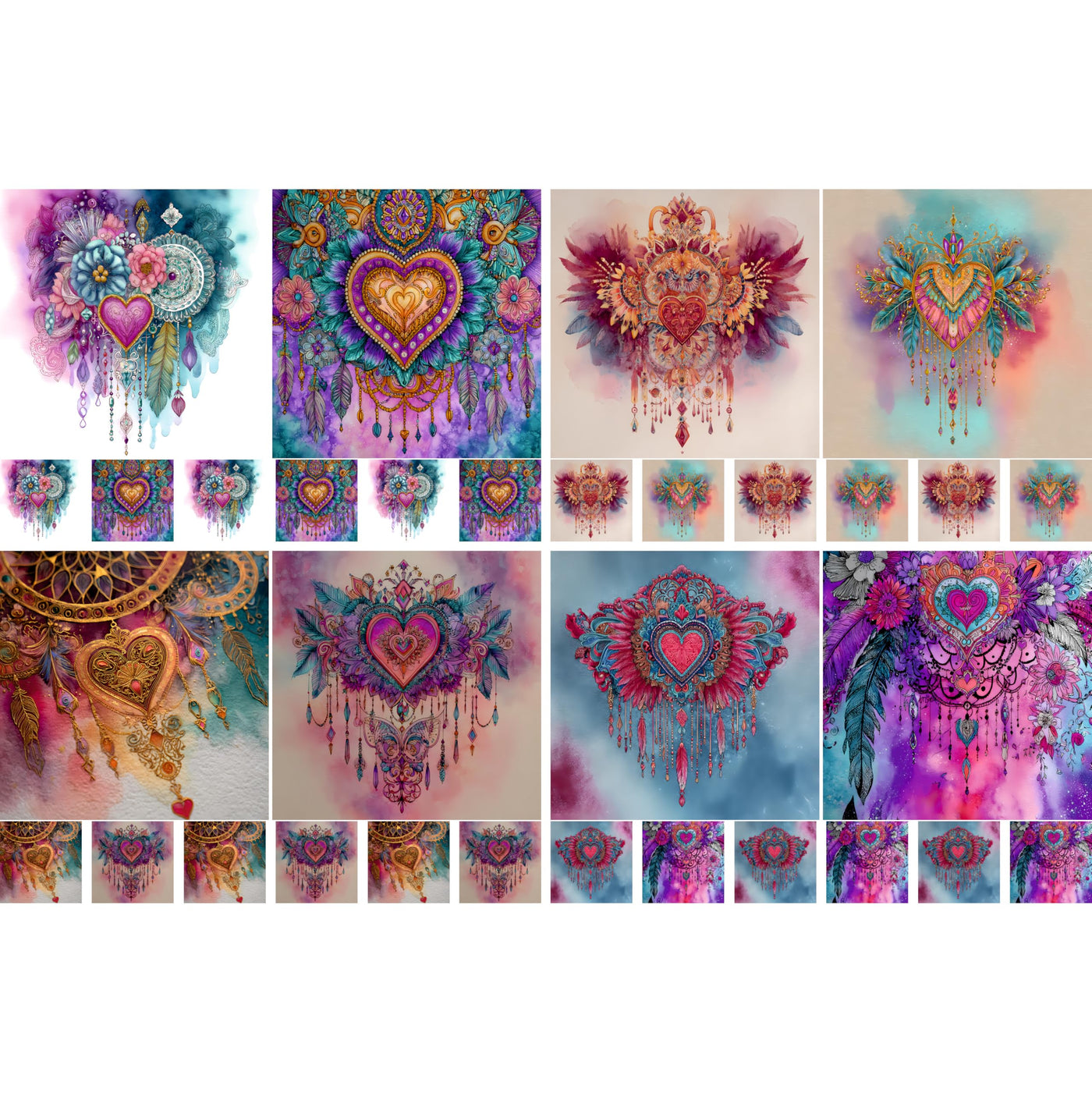 Decoupage Rice Papers - 4 Sheets | 8 Unique Designs | Versatile Christmas Designs for Art Projects & Crafting by CRAFT KREATIVELY