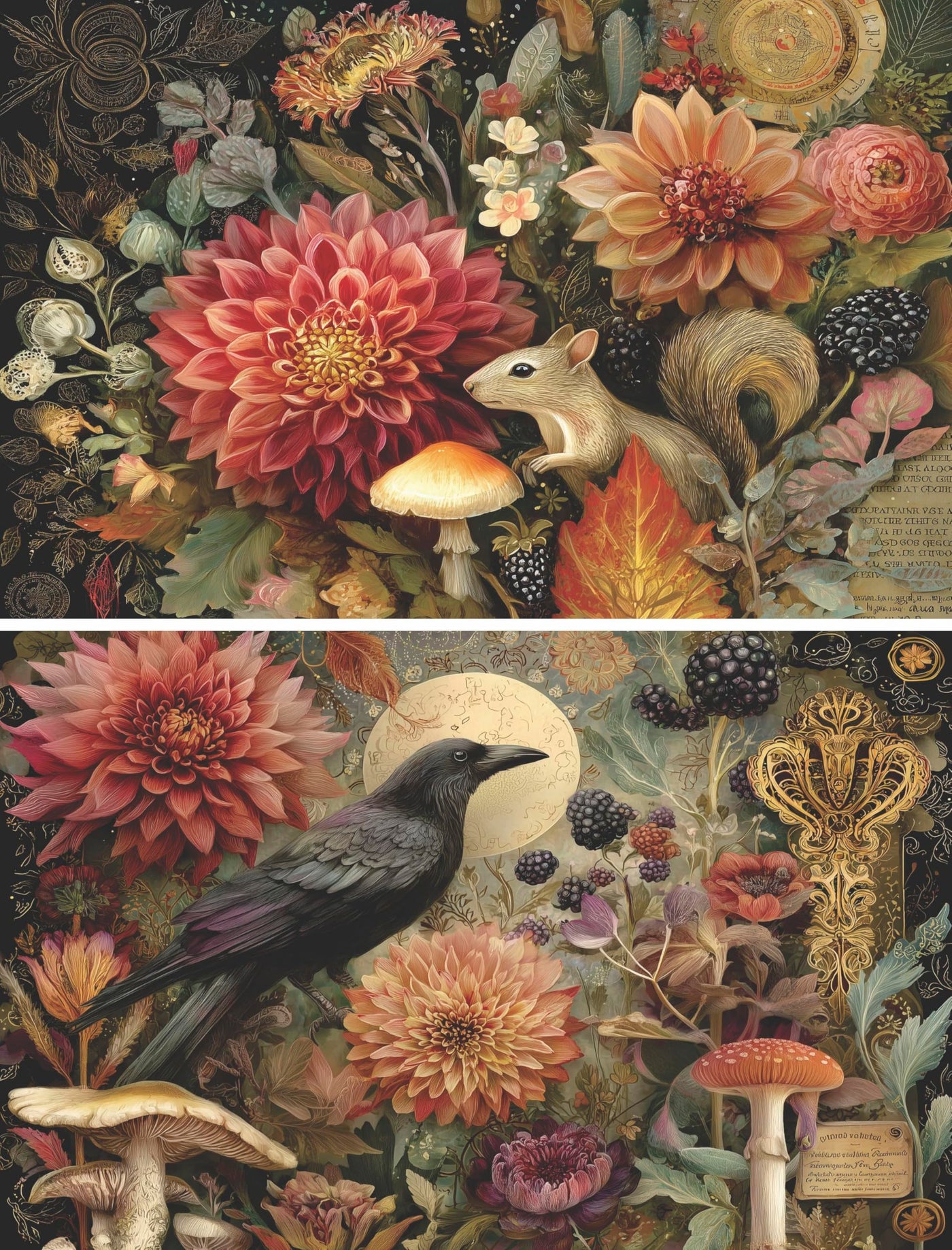 Decoupage Rice Papers - 6 Pieces | 6 Unique Designs | Versatile Decoupage Designs for Art Projects & Crafting by CRAFT KREATIVELY