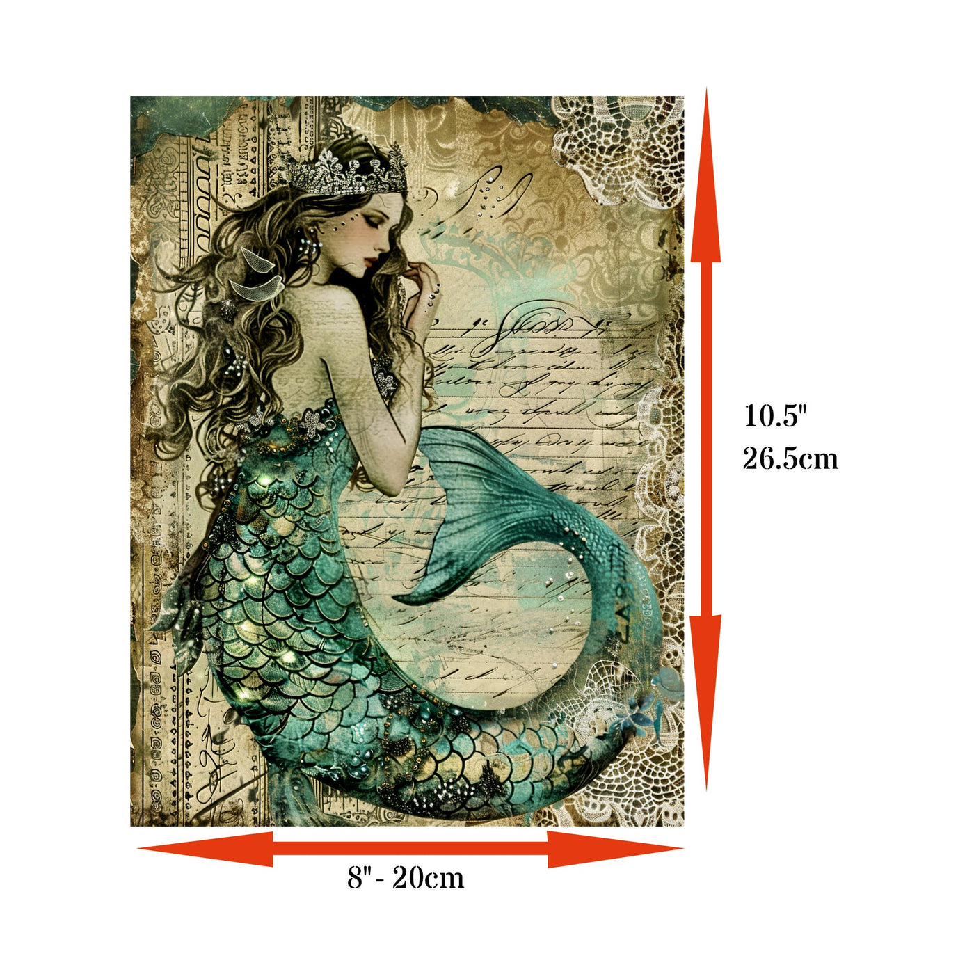 Decoupage Rice Papers - 6 Pieces | 6 Unique Designs | Versatile Decoupage Designs for Art Projects & Crafting by CRAFT KREATIVELY