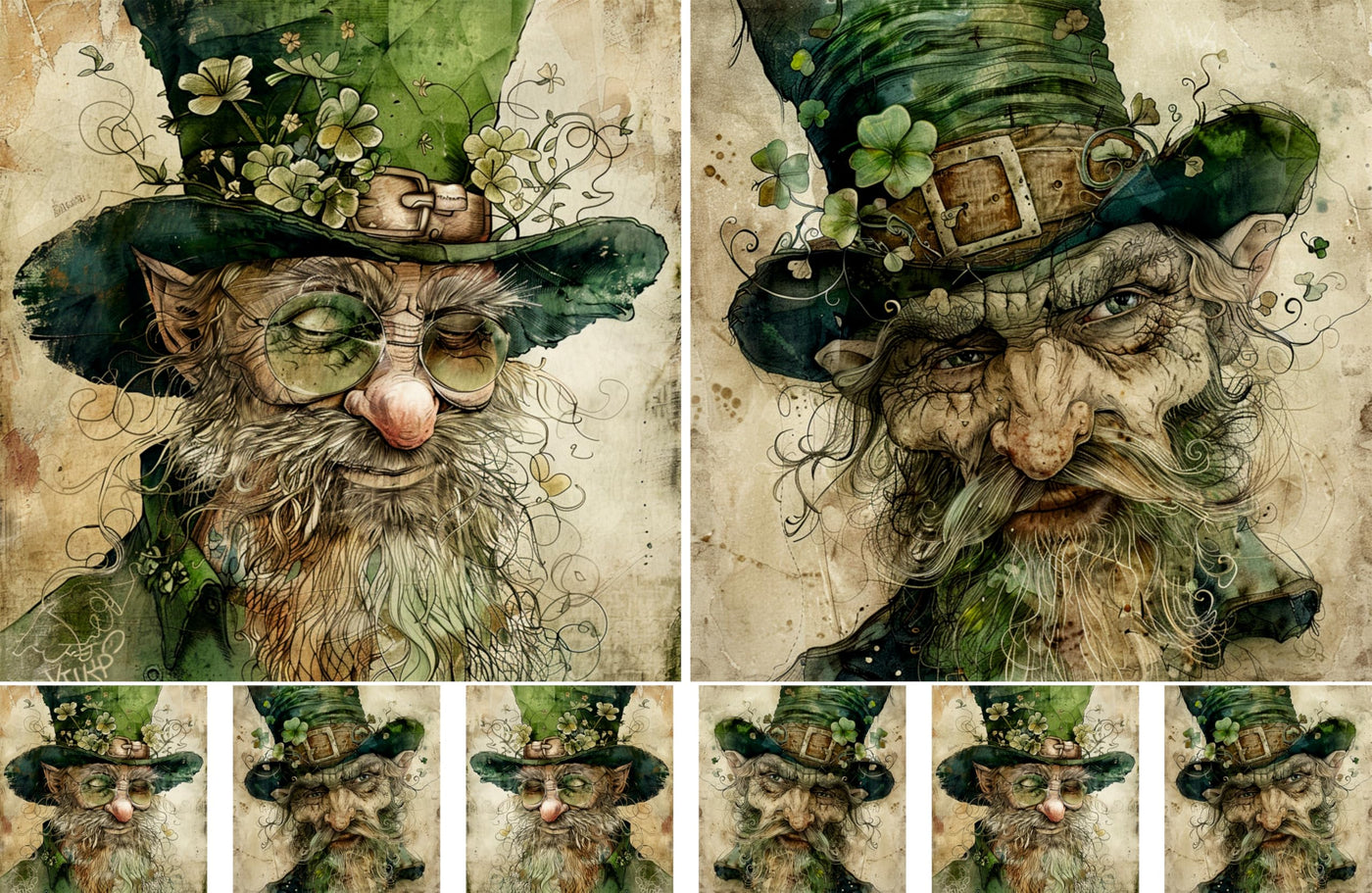 Decoupage Rice Papers - 4 Sheets | 8 Unique Designs | Versatile Christmas Designs for Art Projects & Crafting by CRAFT KREATIVELY