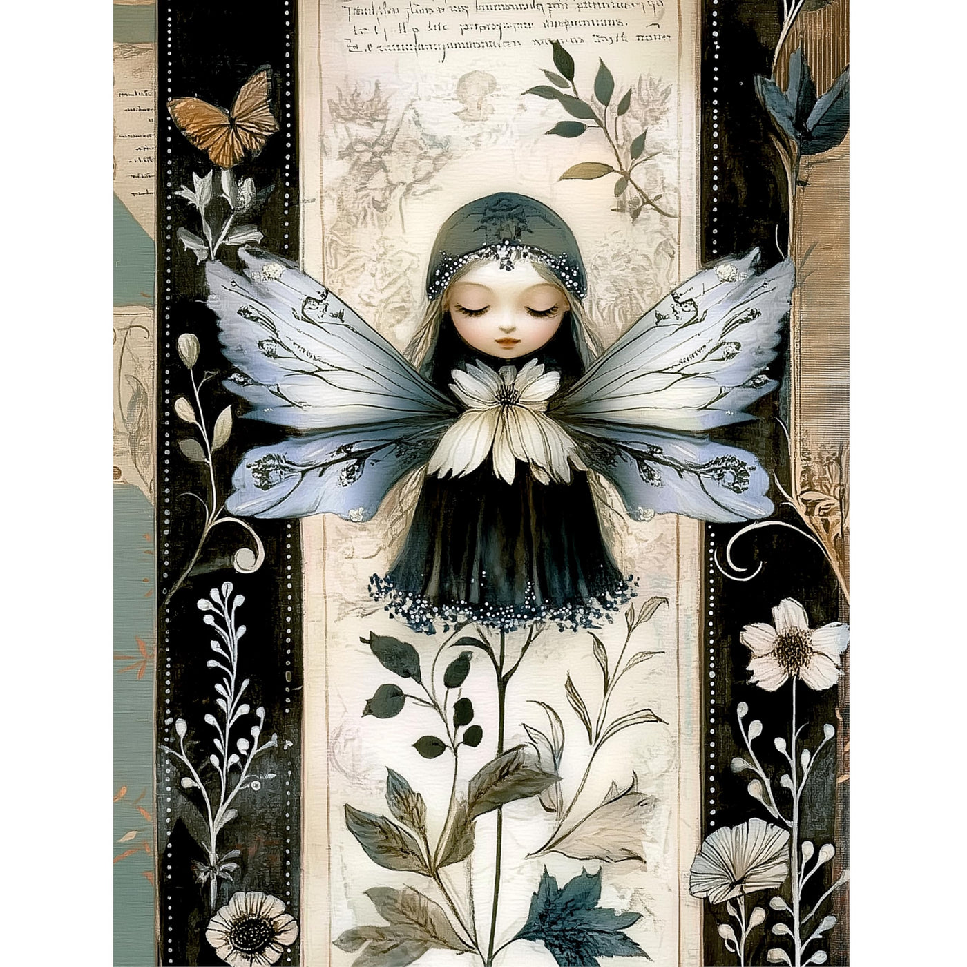 Botanical Rice Papers – Decoupage Paper Design for Furniture, Mixed Media, Cards & Crafts, Decoupage by CRAFT KREATIVELY