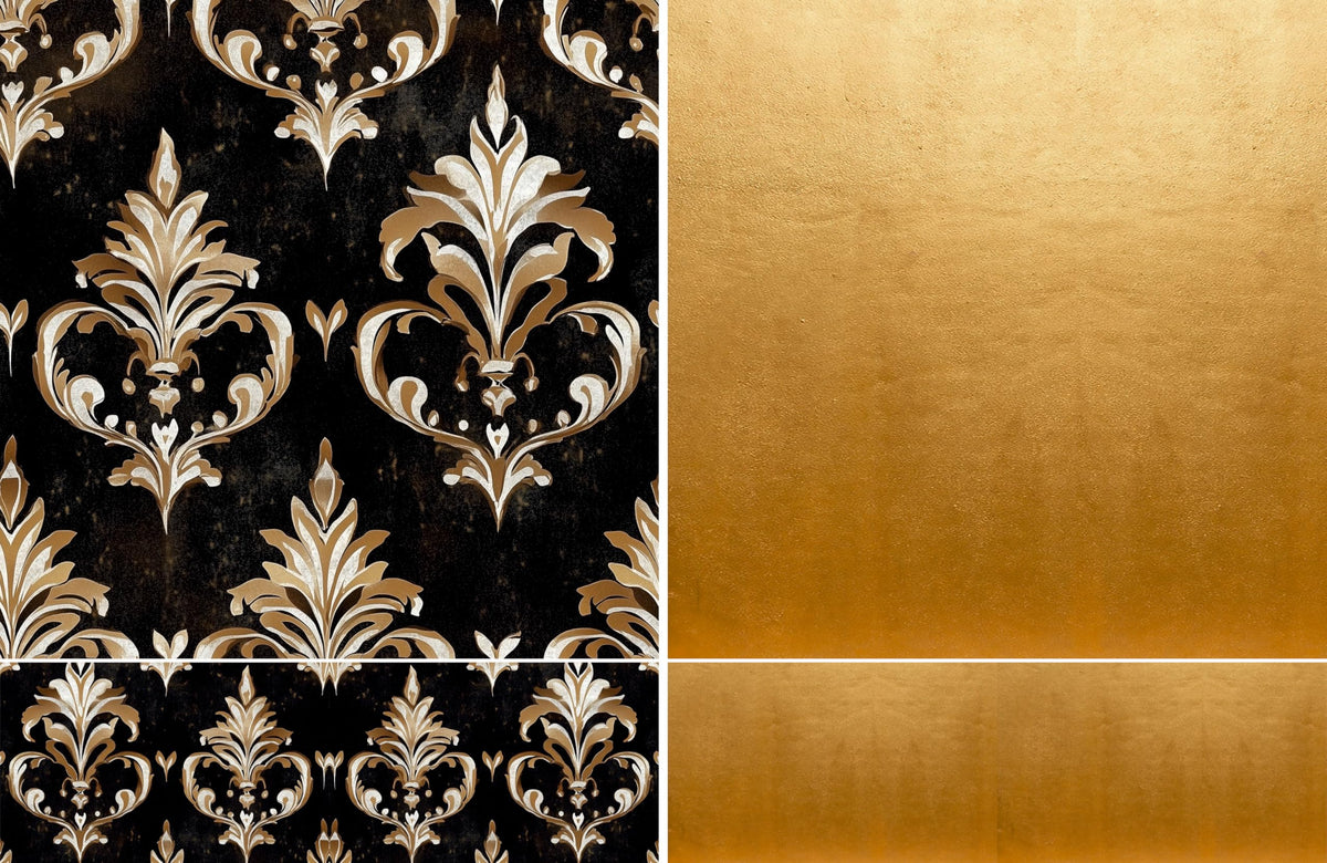Winter Damask Decoupage Rice Papers, 8 x 11.5 inch (A4) - 4 Sheets | 16 Pieces | 8 Unique Designs | Versatile Christmas Designs for Art Projects & Crafting by CRAFT KREATIVELY