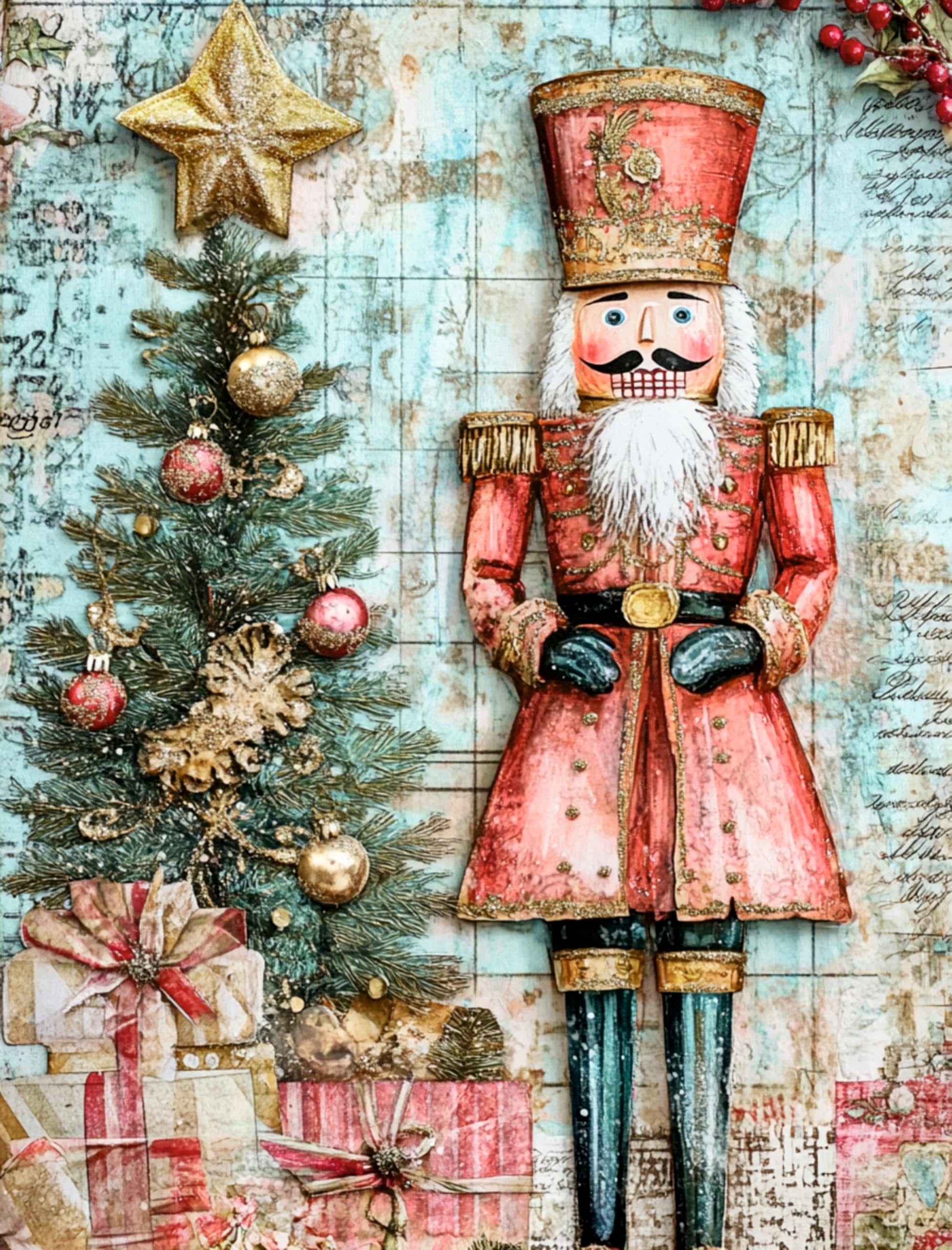 Decoupage Rice Papers - 4 Sheets | 32 Pieces | 8 Unique Designs | Versatile Designs for Art Projects & Crafting by CRAFT KREATIVELY