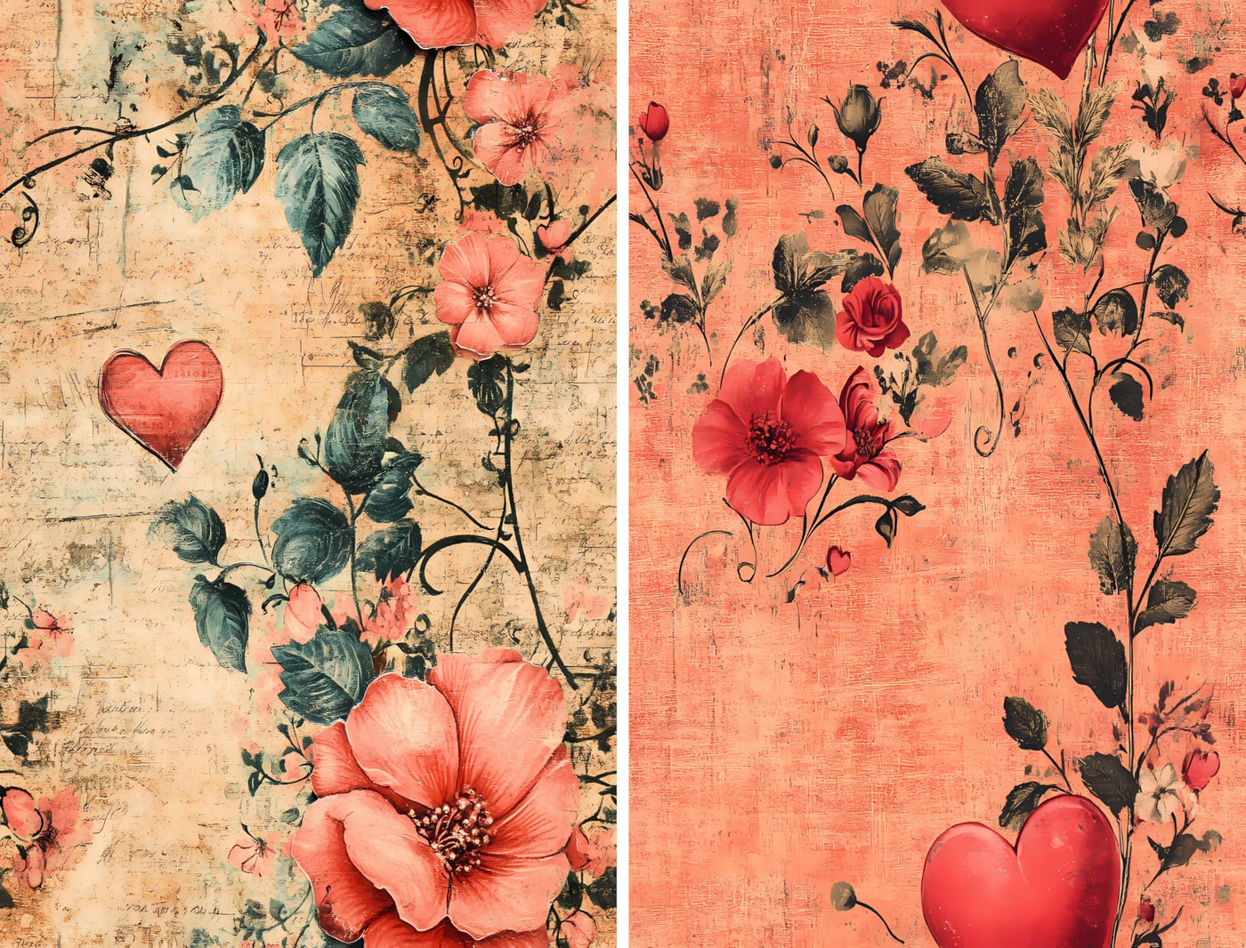 Decoupage Rice Papers - 6 Pieces | 6 Unique Designs | Versatile Decoupage Designs for Art Projects & Crafting by CRAFT KREATIVELY