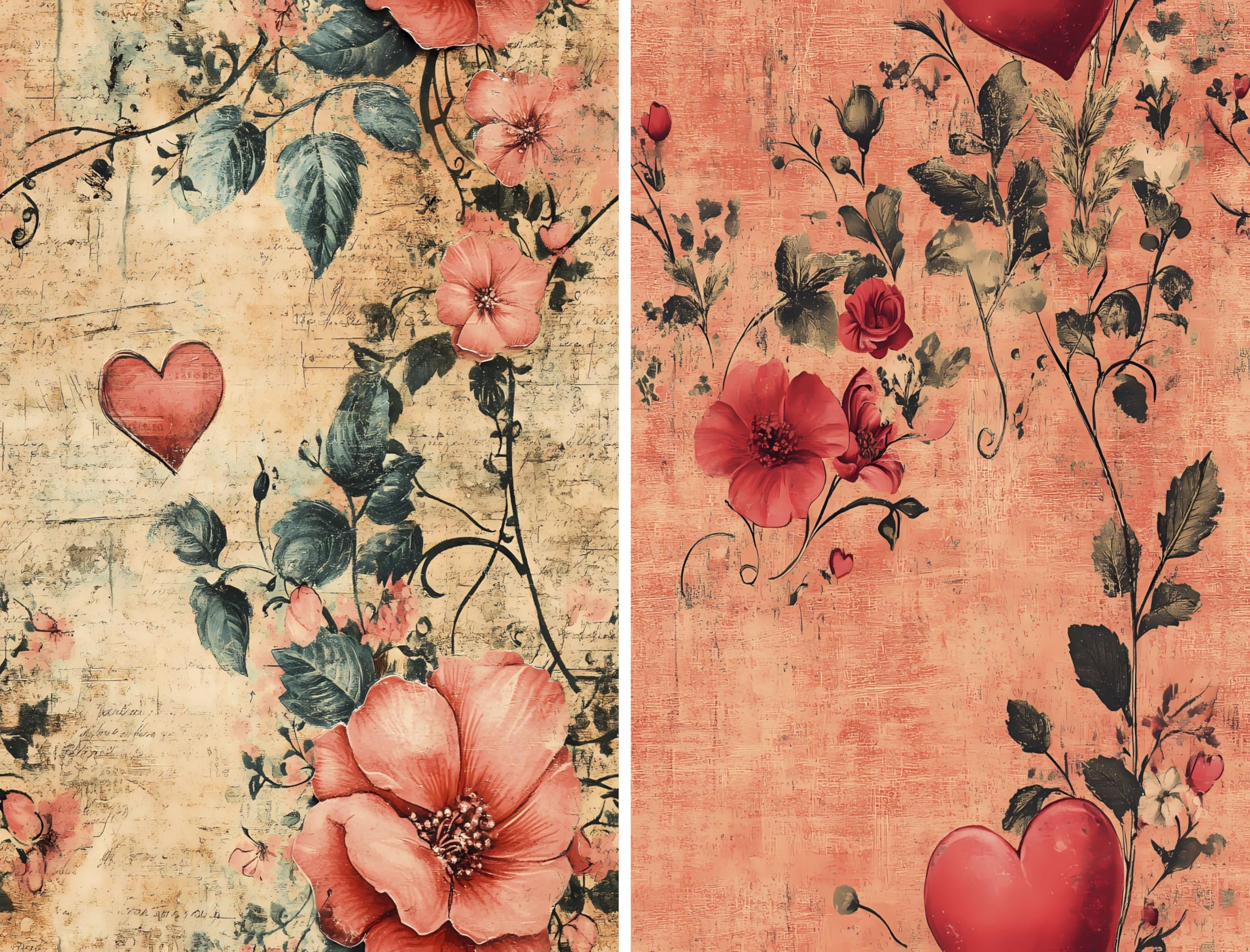 Decoupage Rice Papers - 6 Pieces | 6 Unique Designs | Versatile Decoupage Designs for Art Projects & Crafting by CRAFT KREATIVELY