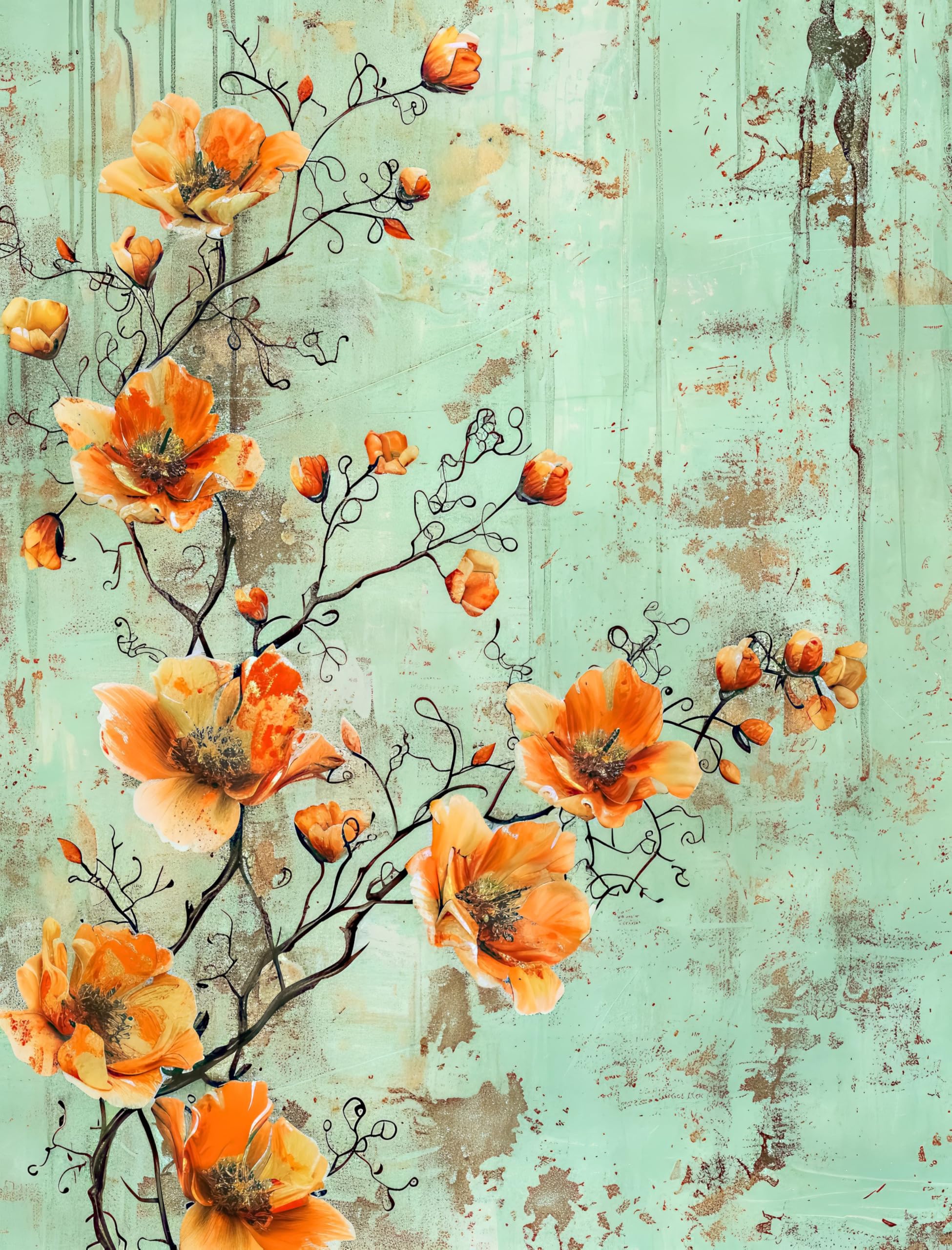 Decoupage Rice Papers - 6 Pieces | 6 Unique Designs | Versatile Decoupage Designs for Art Projects & Crafting by CRAFT KREATIVELY
