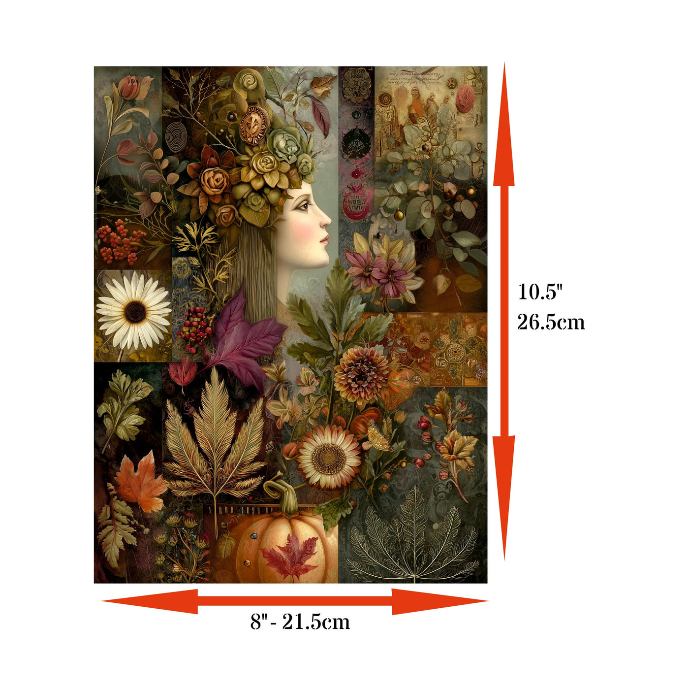 Decoupage Rice Papers - 6 Pieces | 6 Unique Designs | Versatile Decoupage Designs for Art Projects & Crafting by CRAFT KREATIVELY (Magic)