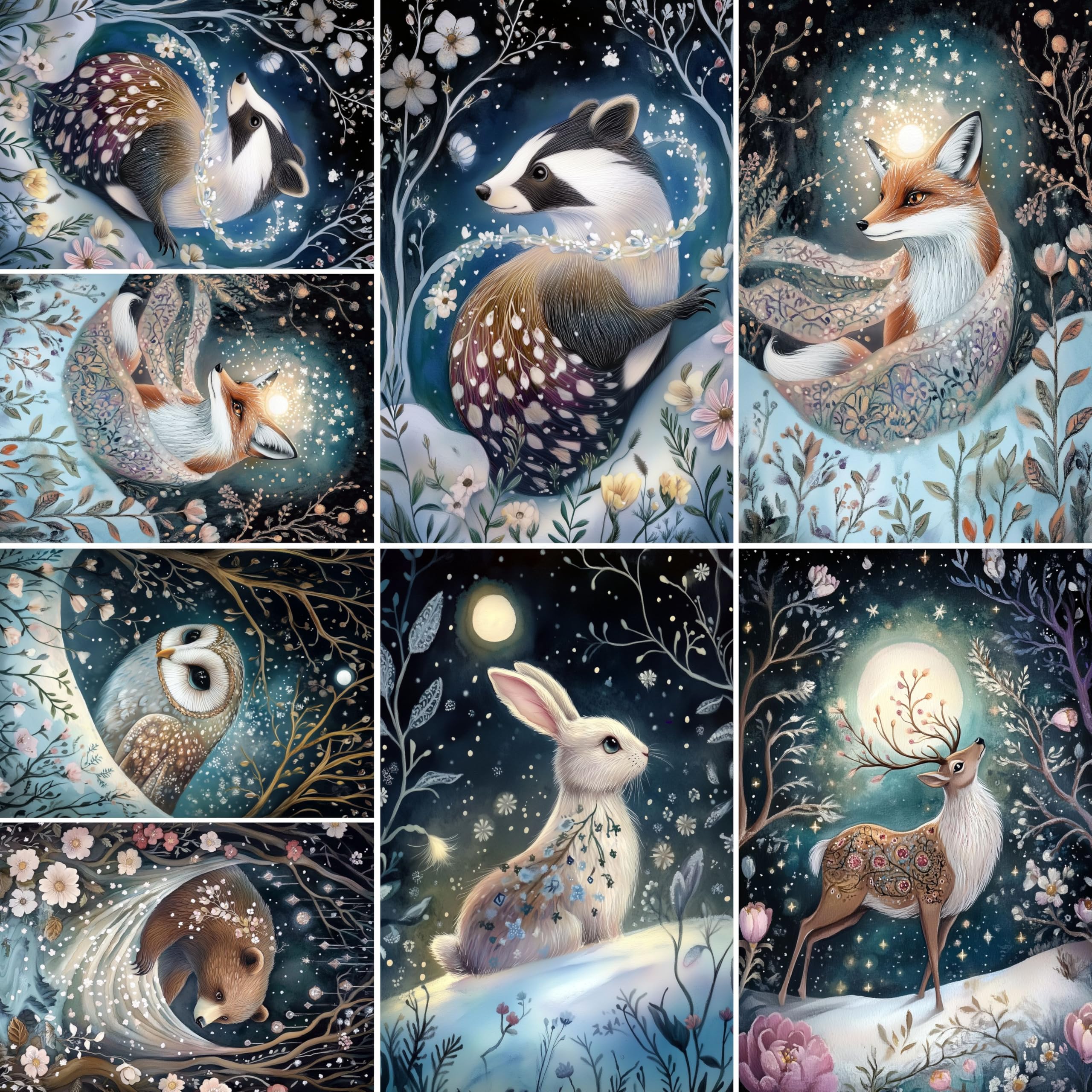Animal Smalls Rice Papers – Decoupage Paper 16x Designs for Collage, Mixed Media, Card Making & Crafts, Decoupage by CRAFT KREATIVELY