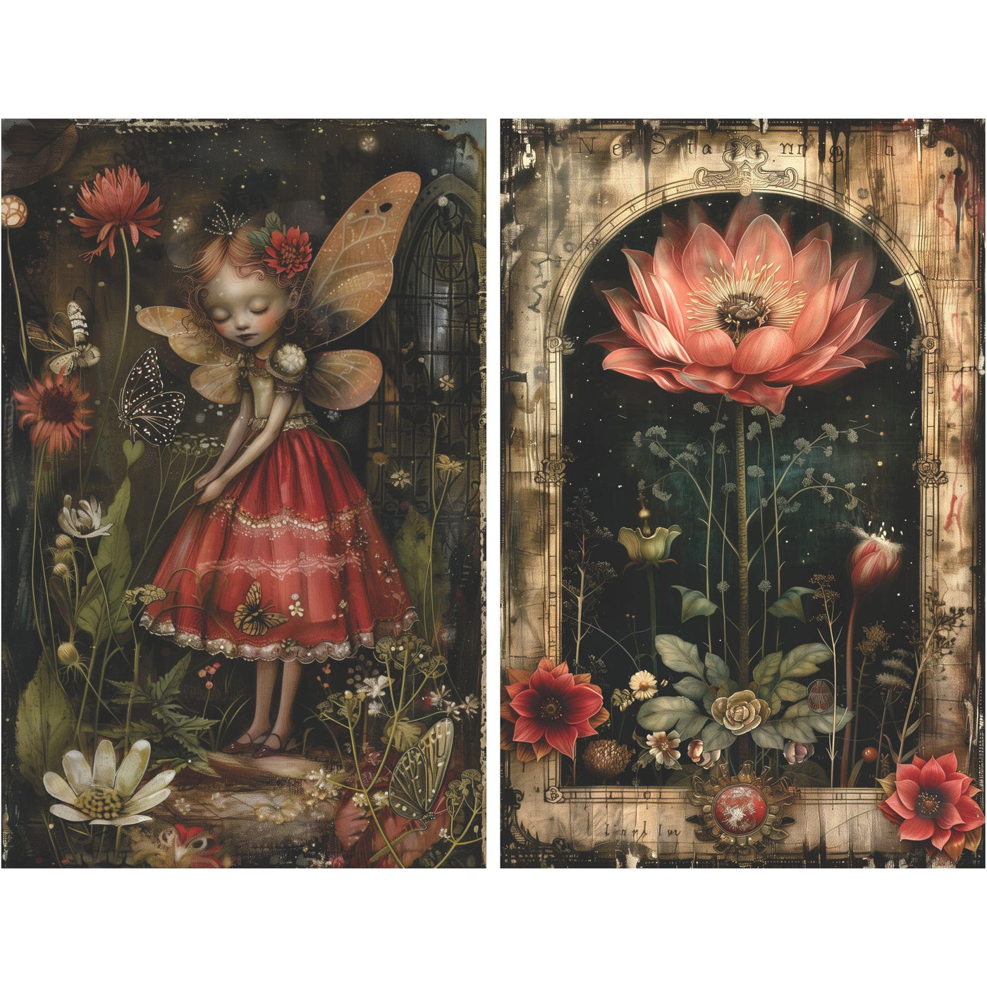 Card Size Decoupage Rice Paper, 8 x 10.5 inch - for Scrapbooking Cards Crafts