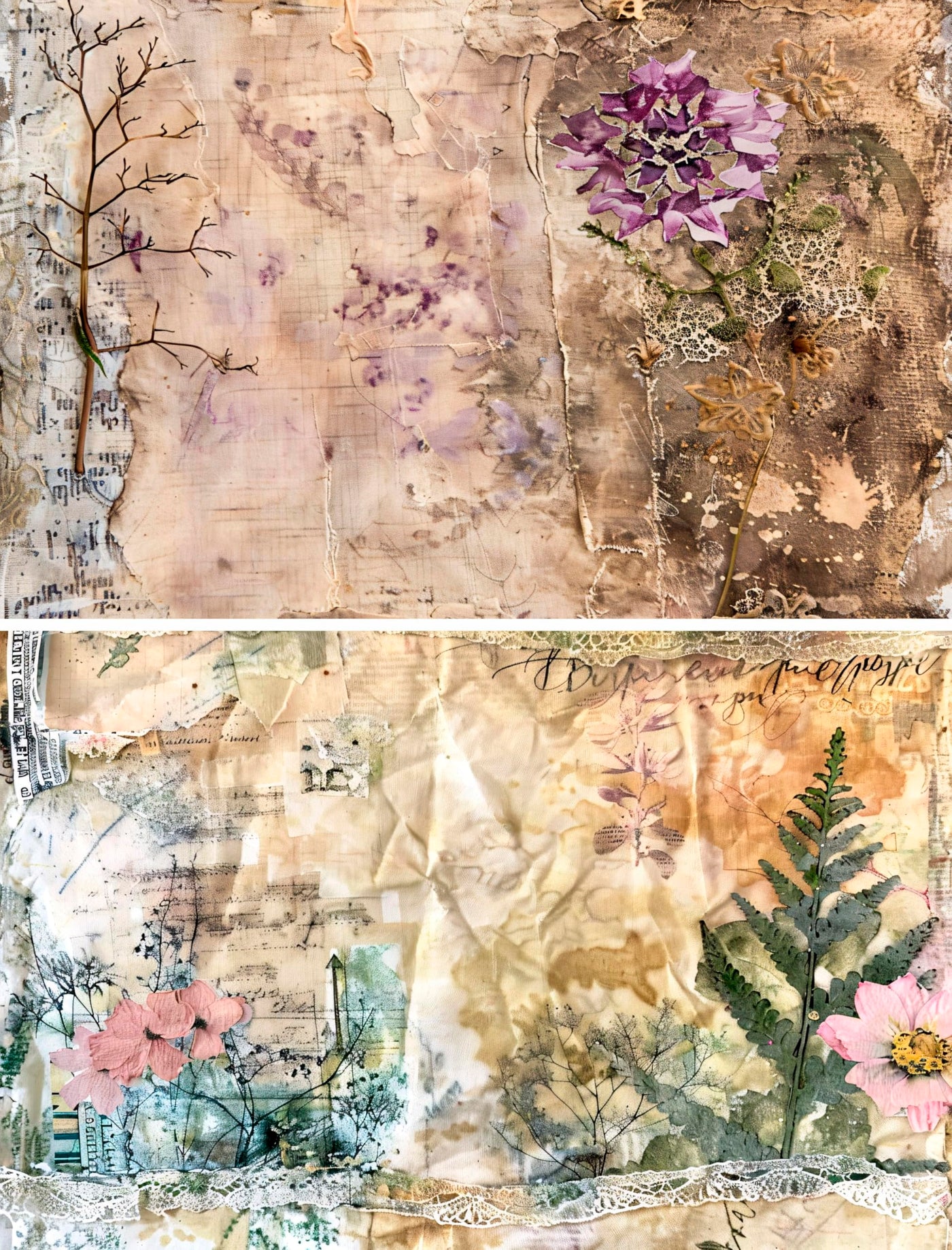 Decoupage Rice Papers - 6 Pieces | 6 Unique Designs | Versatile Decoupage Designs for Art Projects & Crafting by CRAFT KREATIVELY