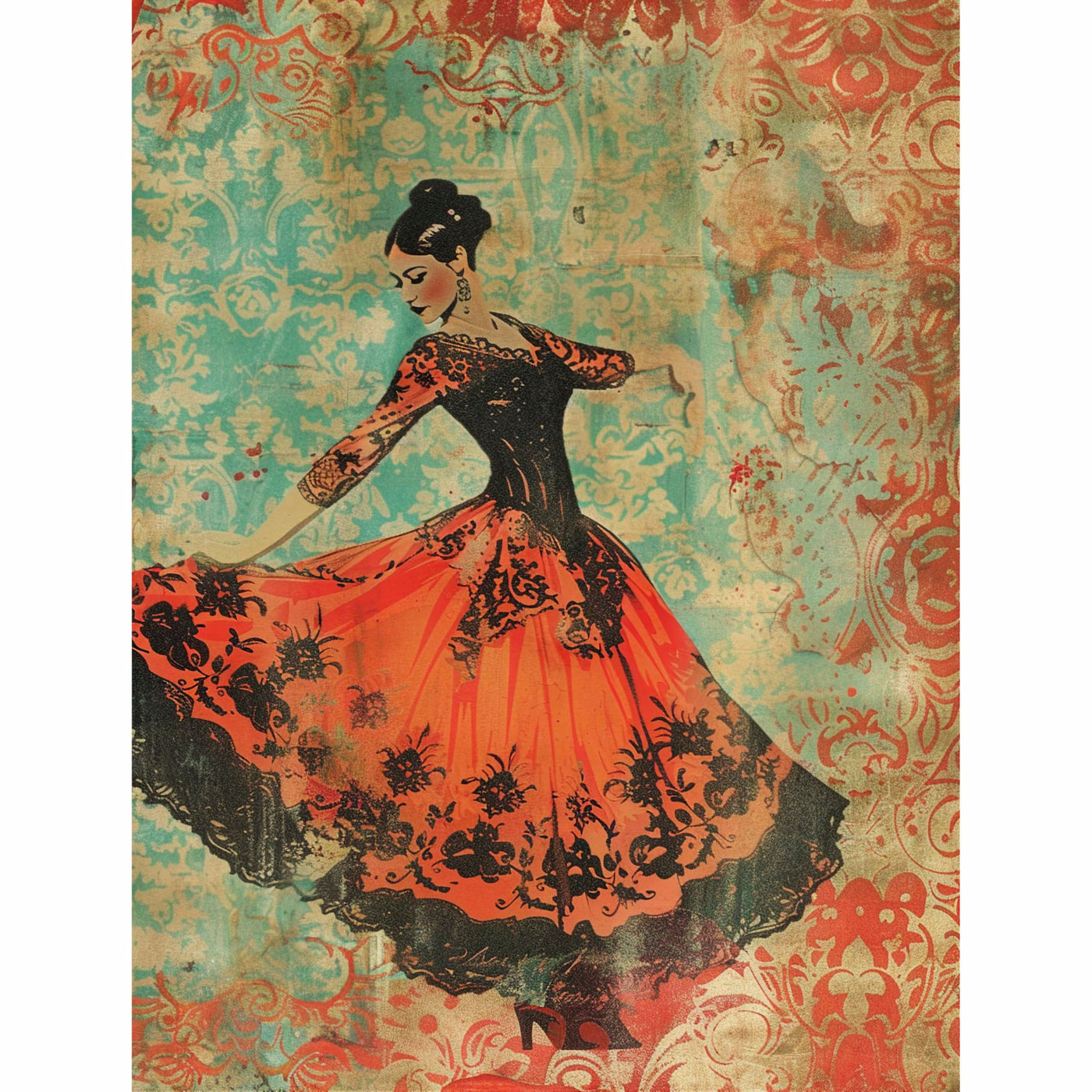 Decoupage Rice Paper, 20 x 26.5cm (6 Sheets) – 6x Decoupage Ballet Papers for Collage, Mixed Media, Card Making & Crafts, Decoupage by CRAFT KREATIVELY