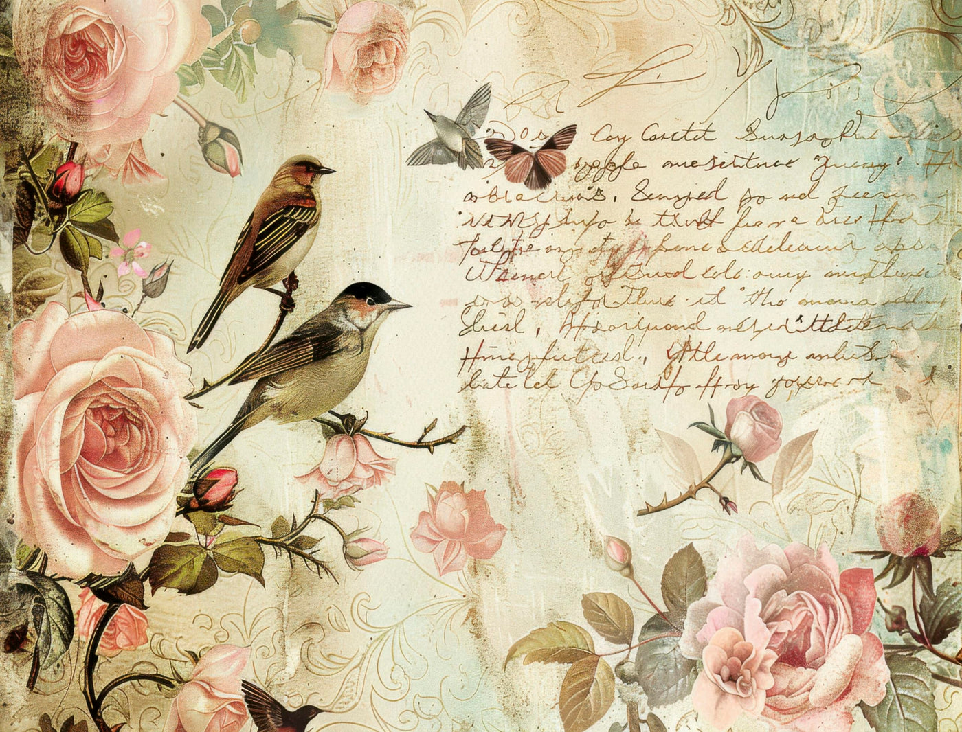 Decoupage Rice Papers - 6 Pieces | 6 Unique Designs | Versatile Decoupage Designs for Art Projects & Crafting by CRAFT KREATIVELY