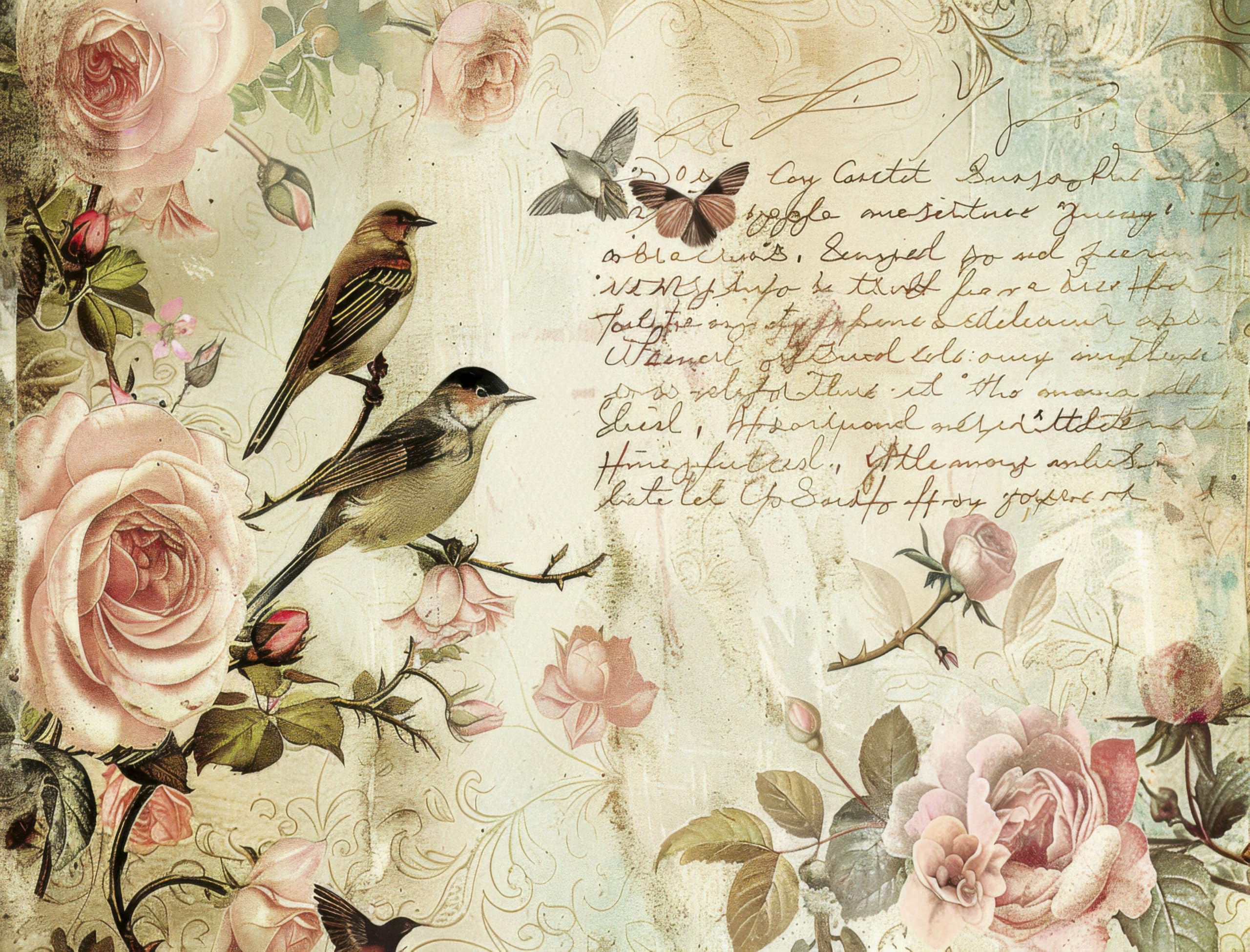 Decoupage Rice Papers - 6 Pieces | 6 Unique Designs | Versatile Decoupage Designs for Art Projects & Crafting by CRAFT KREATIVELY