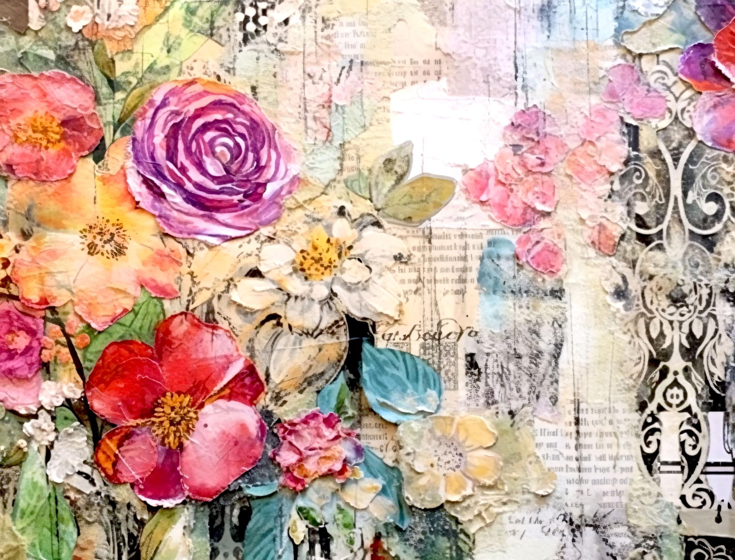 Decoupage Rice Papers - 6 Pieces | 6 Unique Designs | Versatile Decoupage Designs for Art Projects & Crafting by CRAFT KREATIVELY