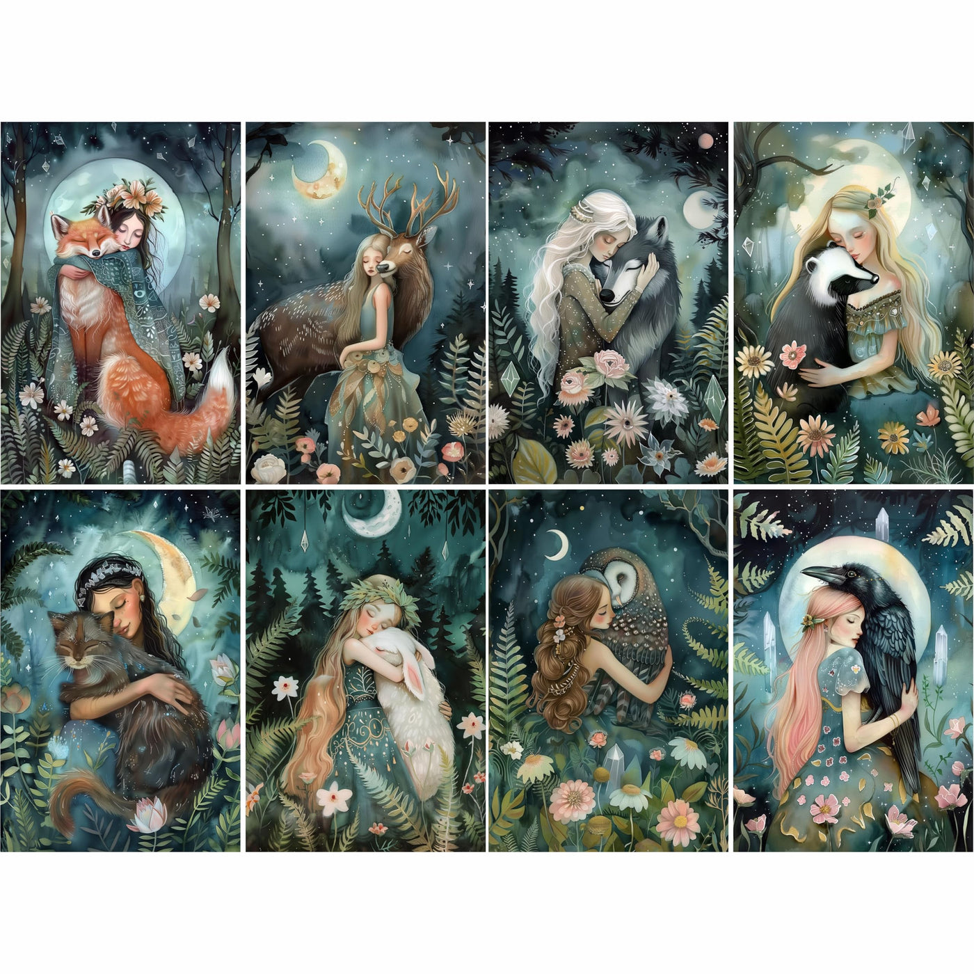 Animal Smalls Rice Papers – Decoupage Paper 16x Designs for Collage, Mixed Media, Card Making & Crafts, Decoupage by CRAFT KREATIVELY