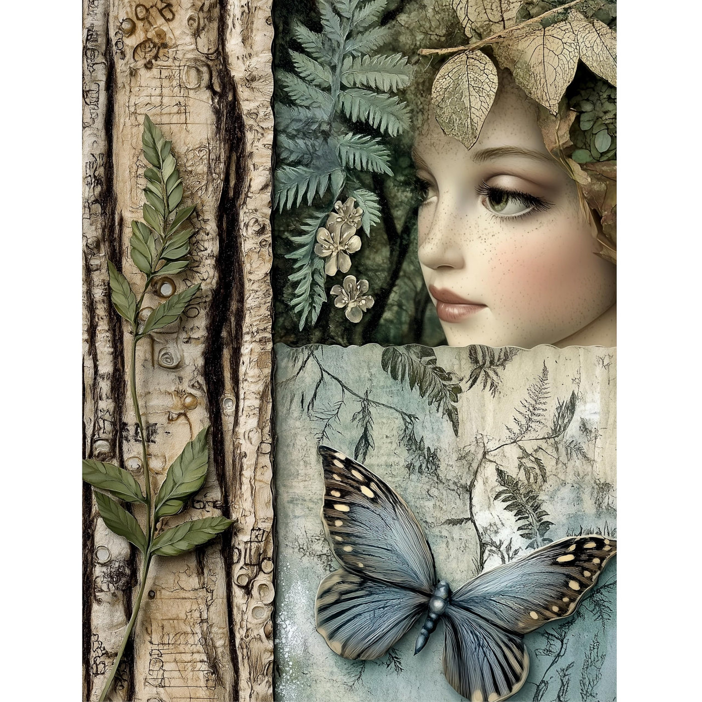 Botanical Rice Papers – Decoupage Paper Design for Furniture, Mixed Media, Cards & Crafts, Decoupage by CRAFT KREATIVELY