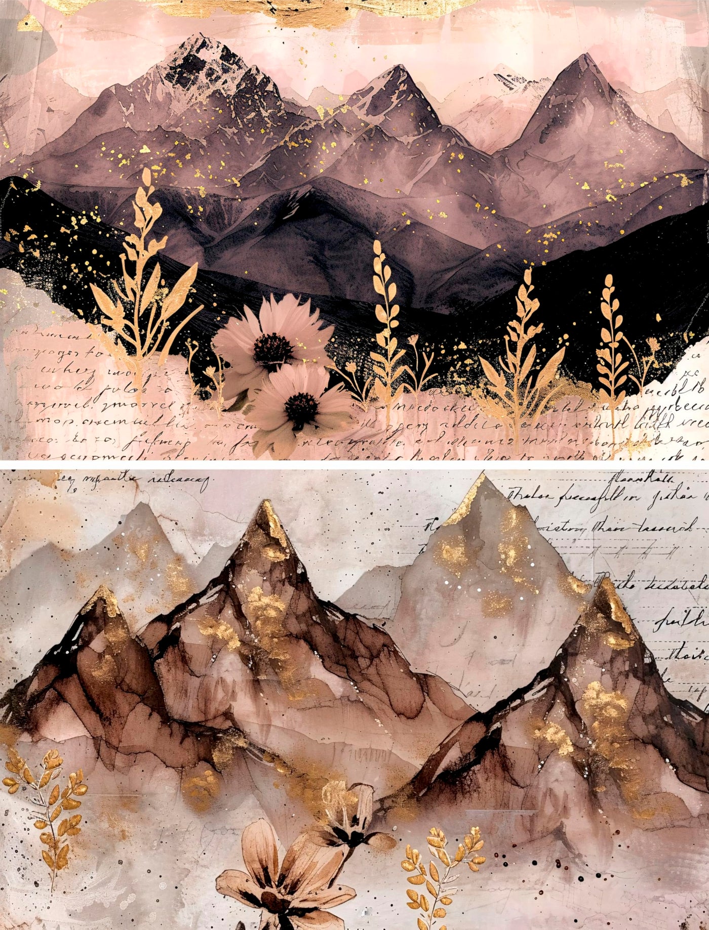 Decoupage Rice Papers - 6 Pieces | 6 Unique Designs | Versatile Decoupage Designs for Art Projects & Crafting by CRAFT KREATIVELY