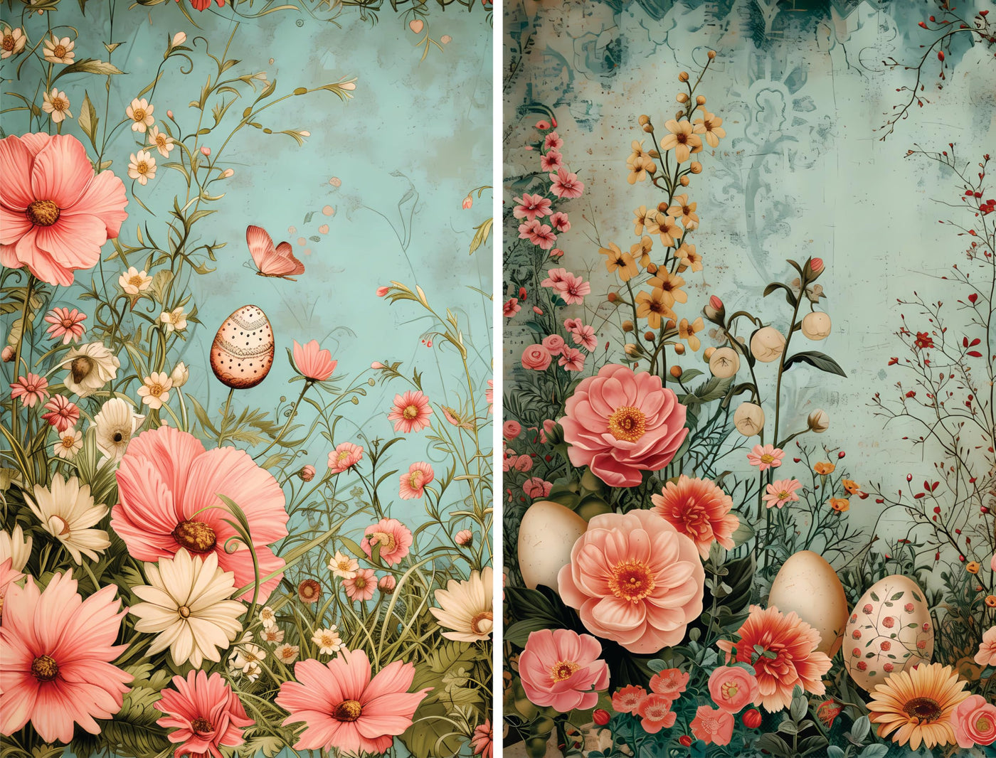Decoupage Rice Papers - 6 Pieces | 12 Unique Designs | Versatile Decoupage Designs for Art Projects & Crafting by CRAFT KREATIVELY