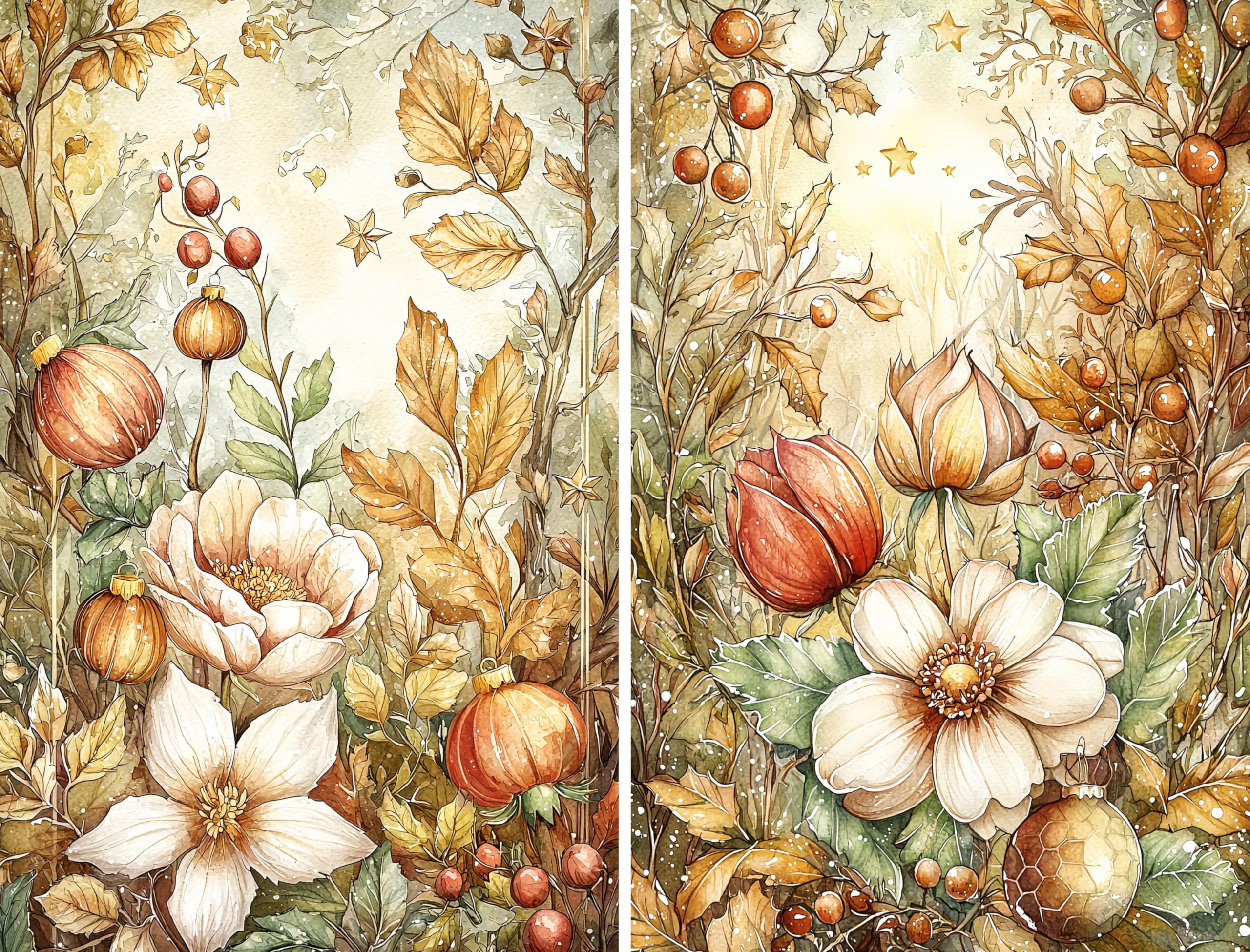 Decoupage Rice Papers - 6 Pieces | 6 Unique Designs | Versatile Decoupage Designs for Art Projects & Crafting by CRAFT KREATIVELY
