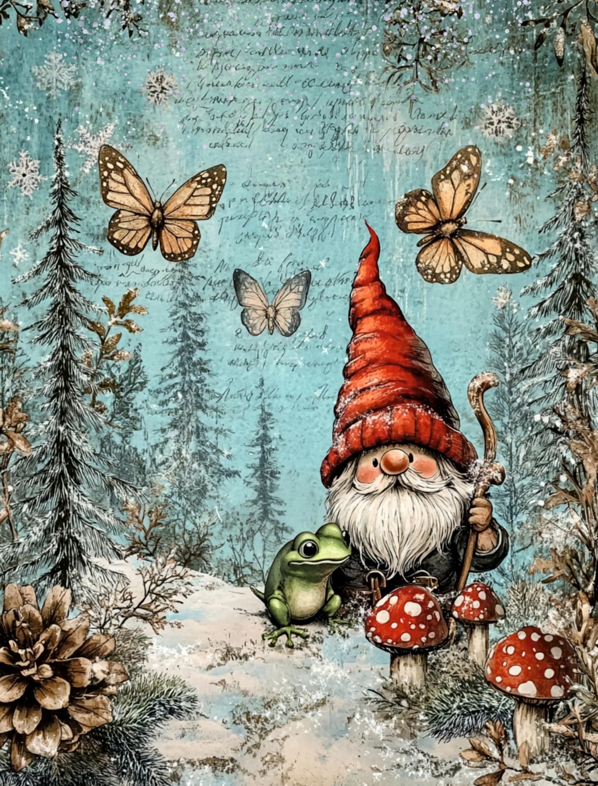 Decoupage Rice Papers - 4 Sheets | 32 Pieces | 8 Unique Designs | Versatile Designs for Art Projects & Crafting by CRAFT KREATIVELY