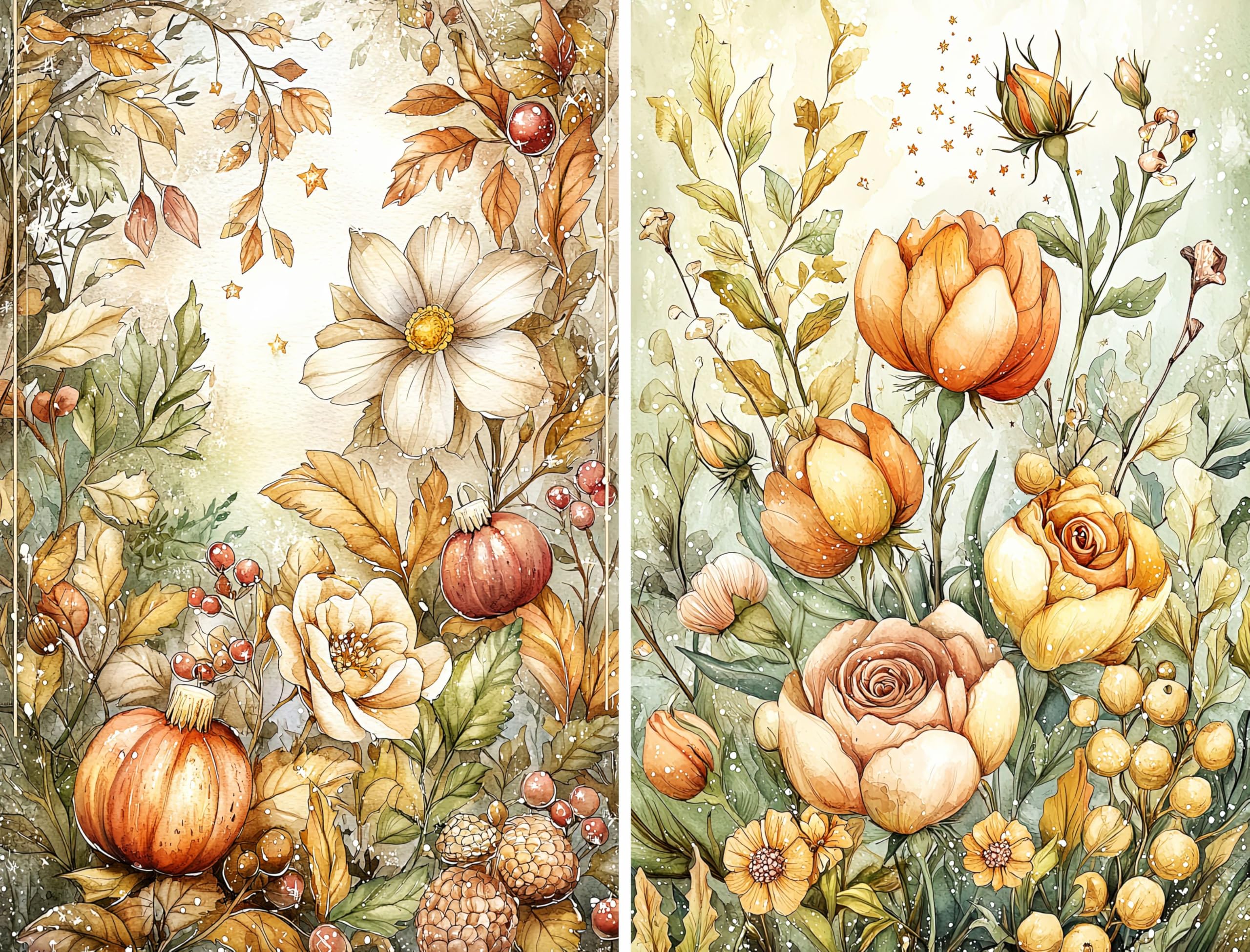 Decoupage Rice Papers - 6 Pieces | 6 Unique Designs | Versatile Decoupage Designs for Art Projects & Crafting by CRAFT KREATIVELY