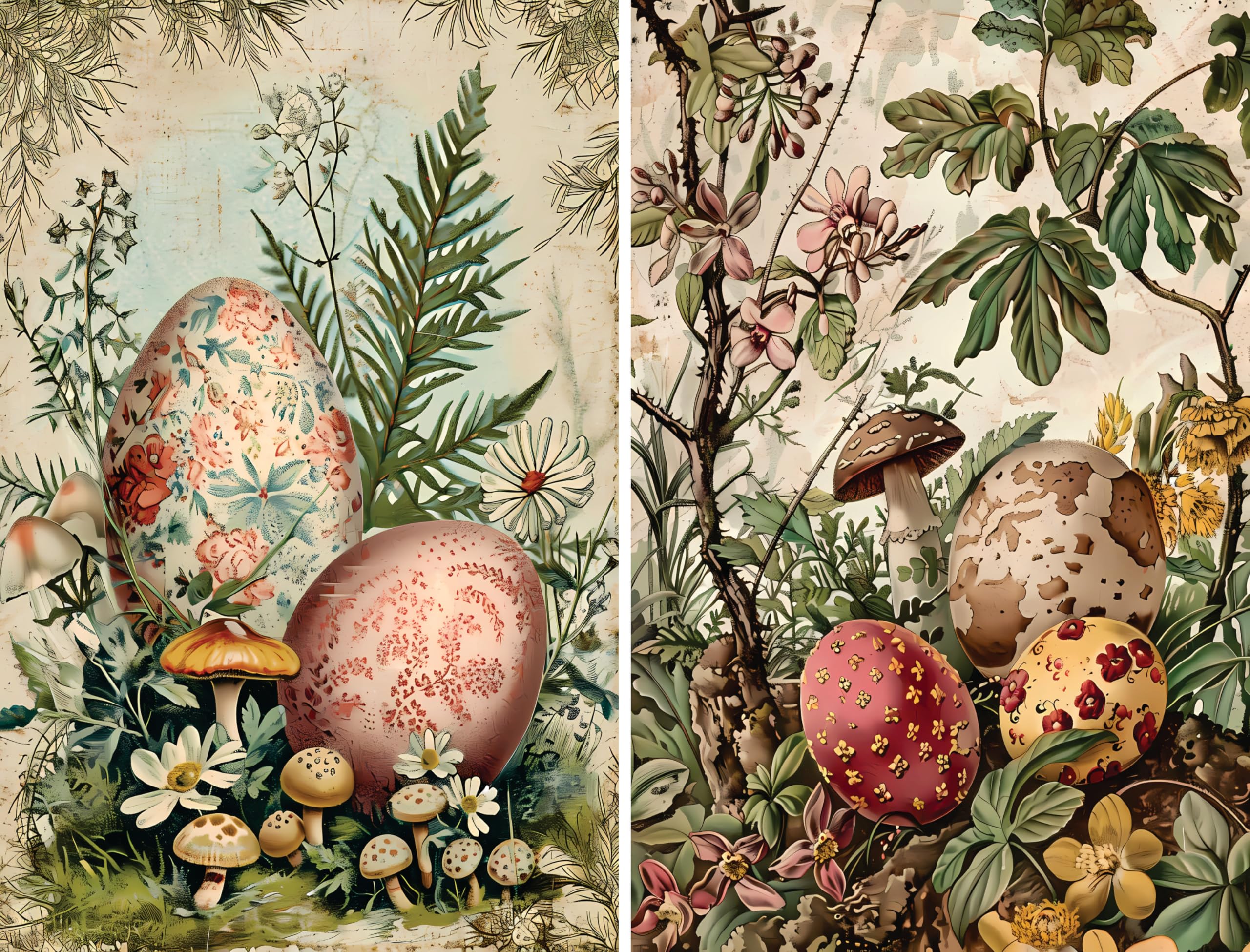 Decoupage Rice Papers - 6 Pieces | 12 Unique Designs | Versatile Decoupage Designs for Art Projects & Crafting by CRAFT KREATIVELY