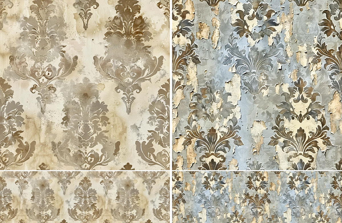 Square Rice Papers – Decoupage Paper Design for Furniture, Mixed Media, Cards & Crafts, Decoupage by CRAFT KREATIVELY