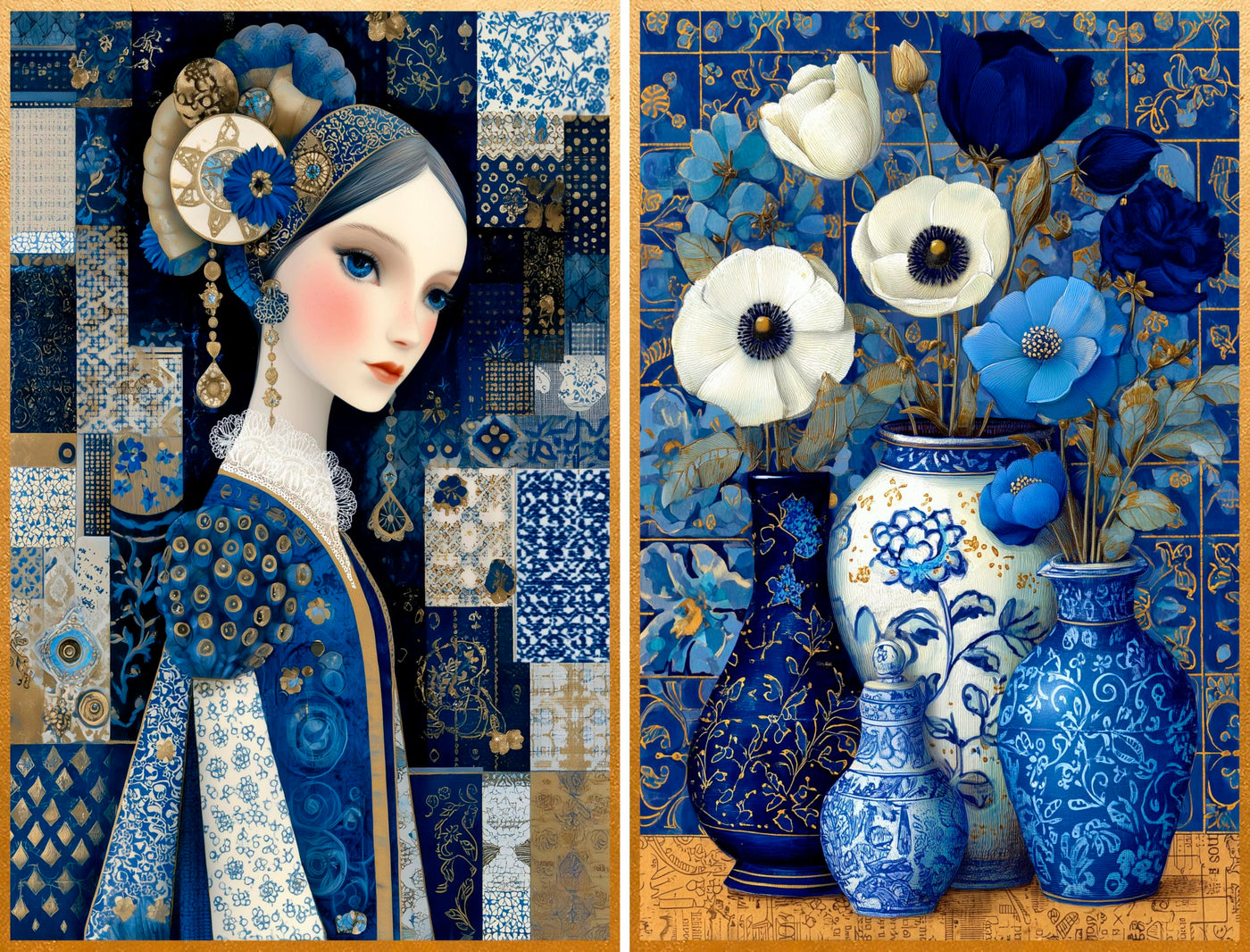 Decoupage Rice Papers - 6 Pieces | 6 Unique Designs | Versatile Decoupage Designs for Art Projects & Crafting by CRAFT KREATIVELY