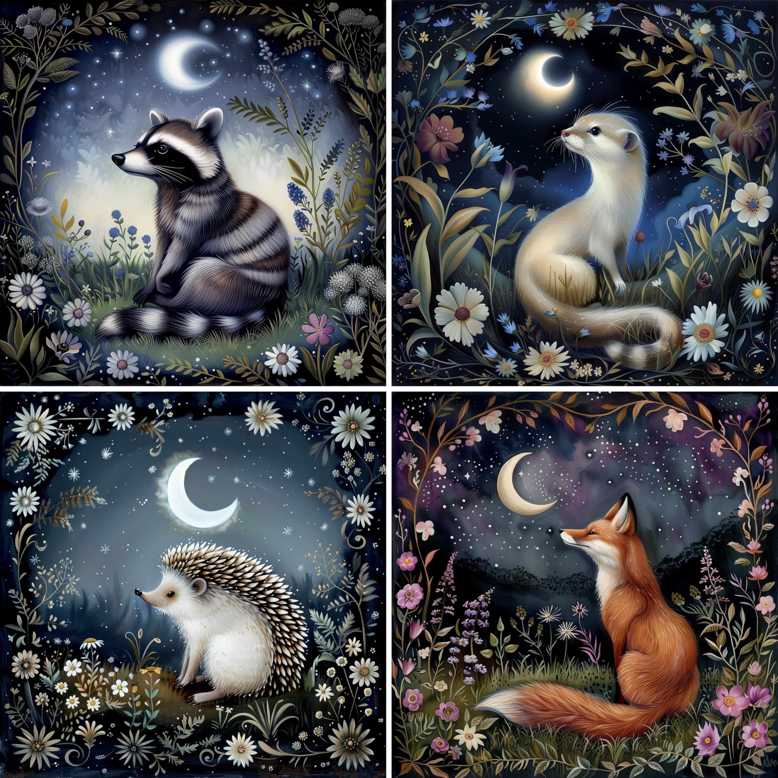 Animal Squares Rice Papers, 29 x 29cm (2 Sheets) – Decoupage Paper 8x Designs for Collage, Mixed Media, Card Making & Crafts, Decoupage by CRAFT KREATIVELY
