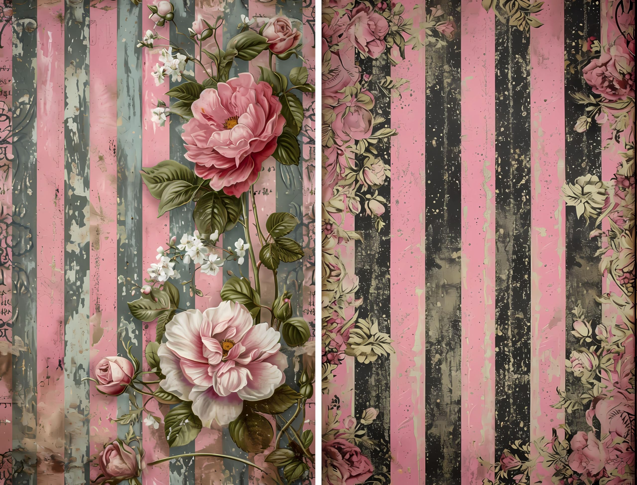 Decoupage Rice Papers - 6 Pieces | 6 Unique Designs | Versatile Decoupage Designs for Art Projects & Crafting by CRAFT KREATIVELY