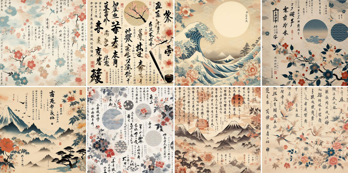 Scenic Rice Papers – Decoupage Paper 8x Designs for Collage, Mixed Media, Card Making & Crafts, Decoupage by CRAFT KREATIVELY