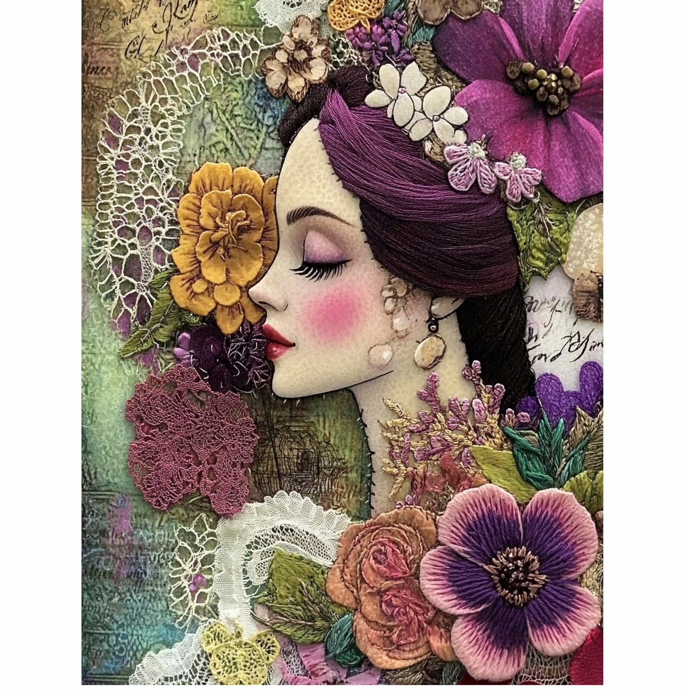 Decoupage Rice Paper, 20 x 26.5cm (6 Sheets) – 6x Decoupage Beauty Papers for Collage, Mixed Media, Card Making & Crafts, Decoupage by CRAFT KREATIVELY