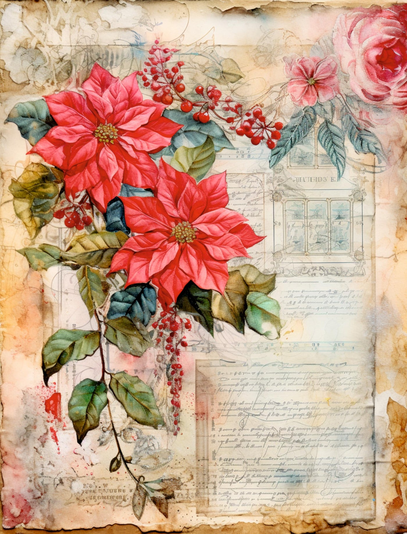 Decoupage Rice Papers - 4 Sheets | 32 Pieces | 8 Unique Designs | Versatile Designs for Art Projects & Crafting by CRAFT KREATIVELY