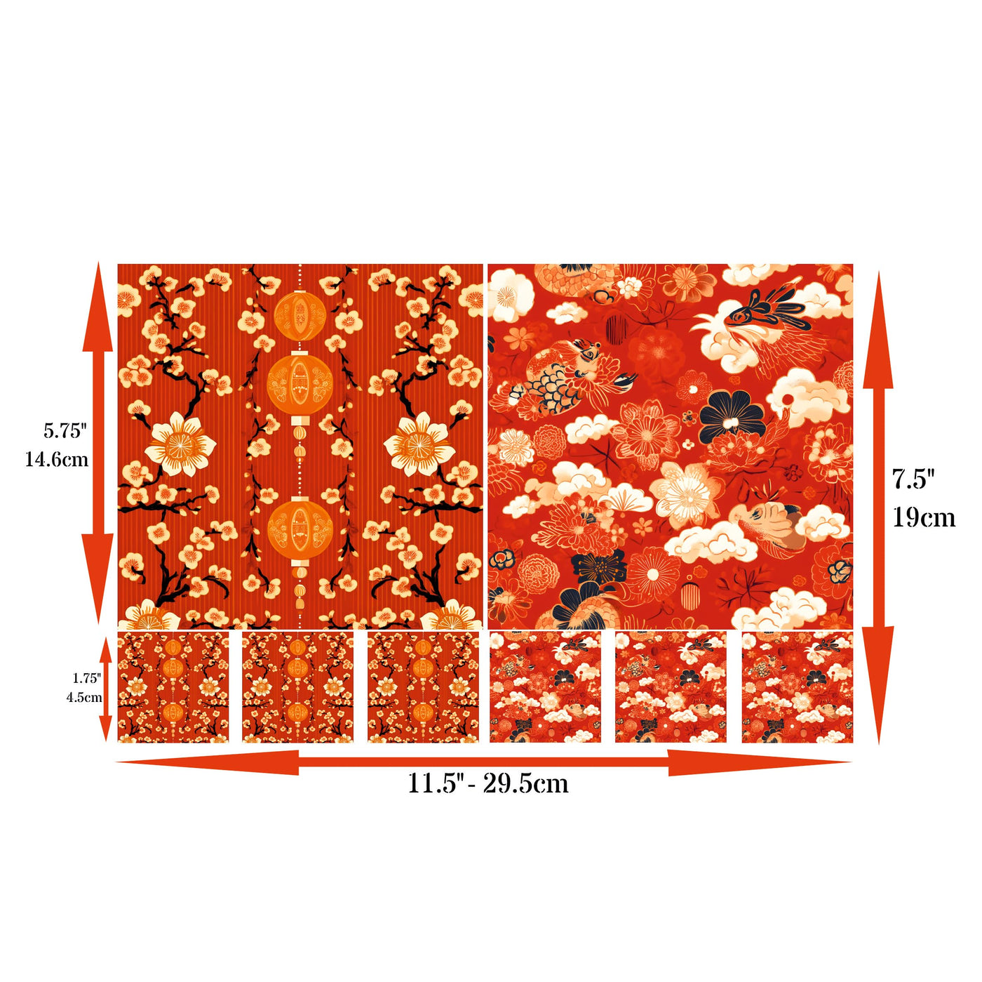 Decoupage Rice Papers - 4 Sheets | 8 Unique Designs | Versatile Christmas Designs for Art Projects & Crafting by CRAFT KREATIVELY