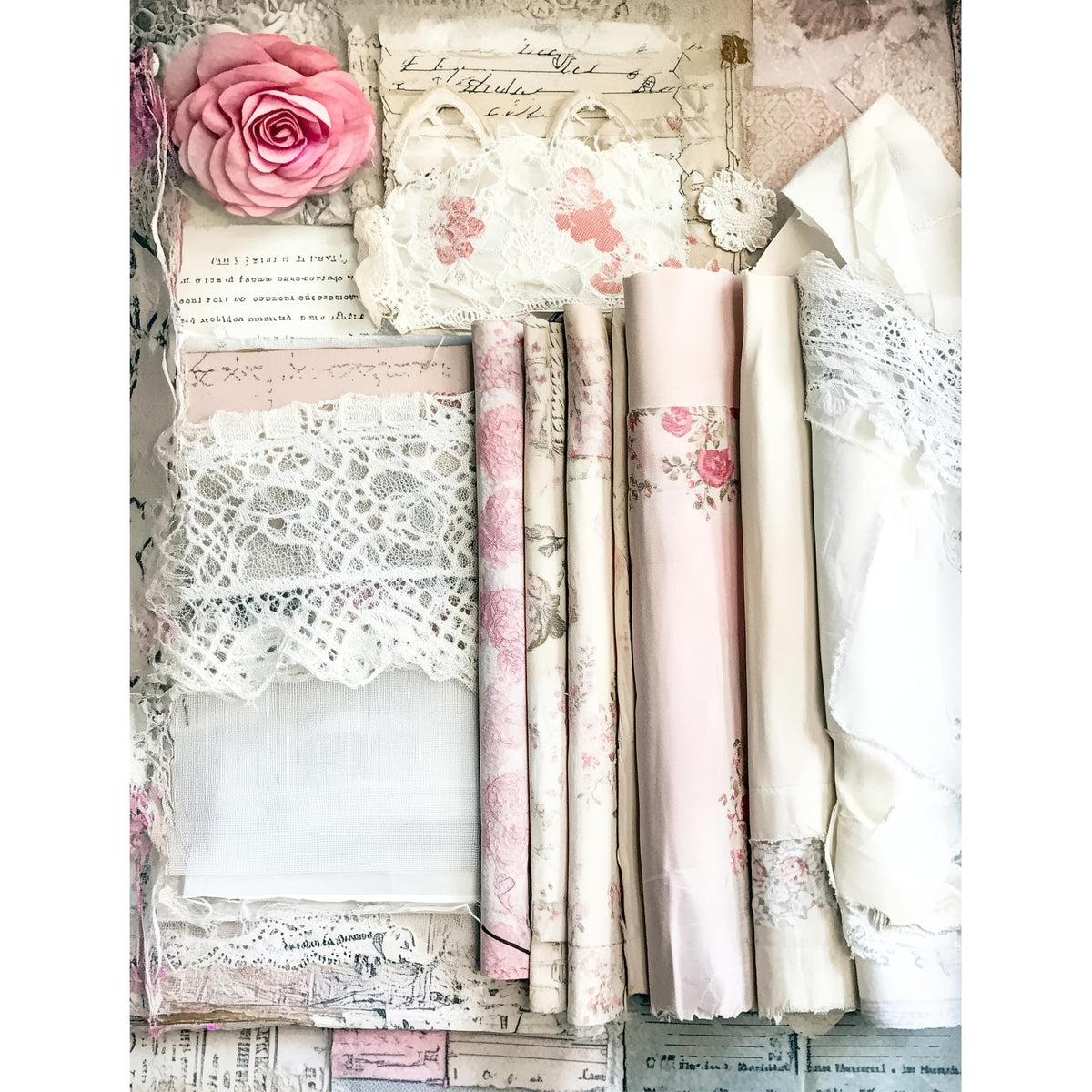 Sewing Rice Papers – Decoupage Paper Design for Furniture, Mixed Media, Cards & Crafts, Decoupage by CRAFT KREATIVELY