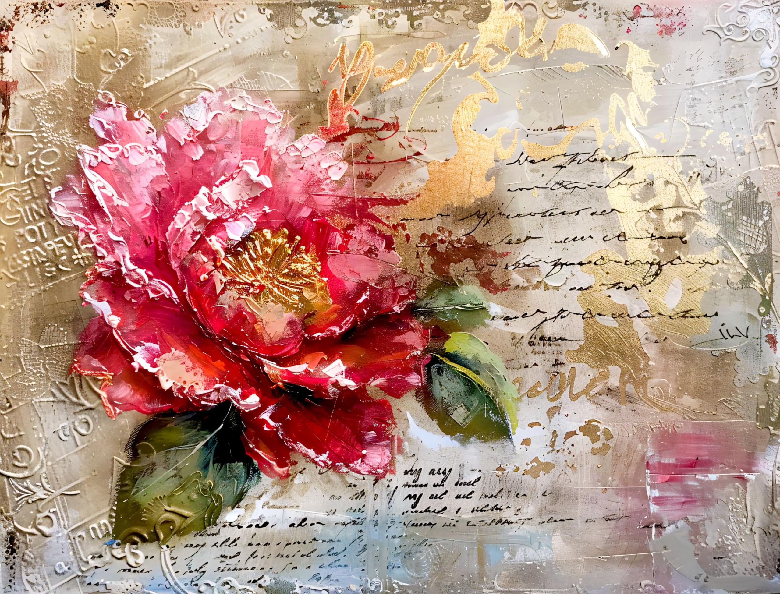 Decoupage Rice Papers - 6 Pieces | 6 Unique Designs | Versatile Decoupage Designs for Art Projects & Crafting by CRAFT KREATIVELY