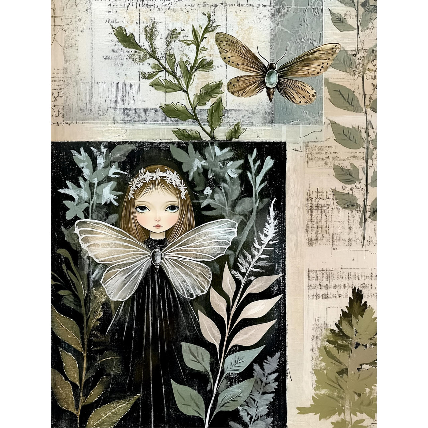 Botanical Rice Papers – Decoupage Paper Design for Furniture, Mixed Media, Cards & Crafts, Decoupage by CRAFT KREATIVELY