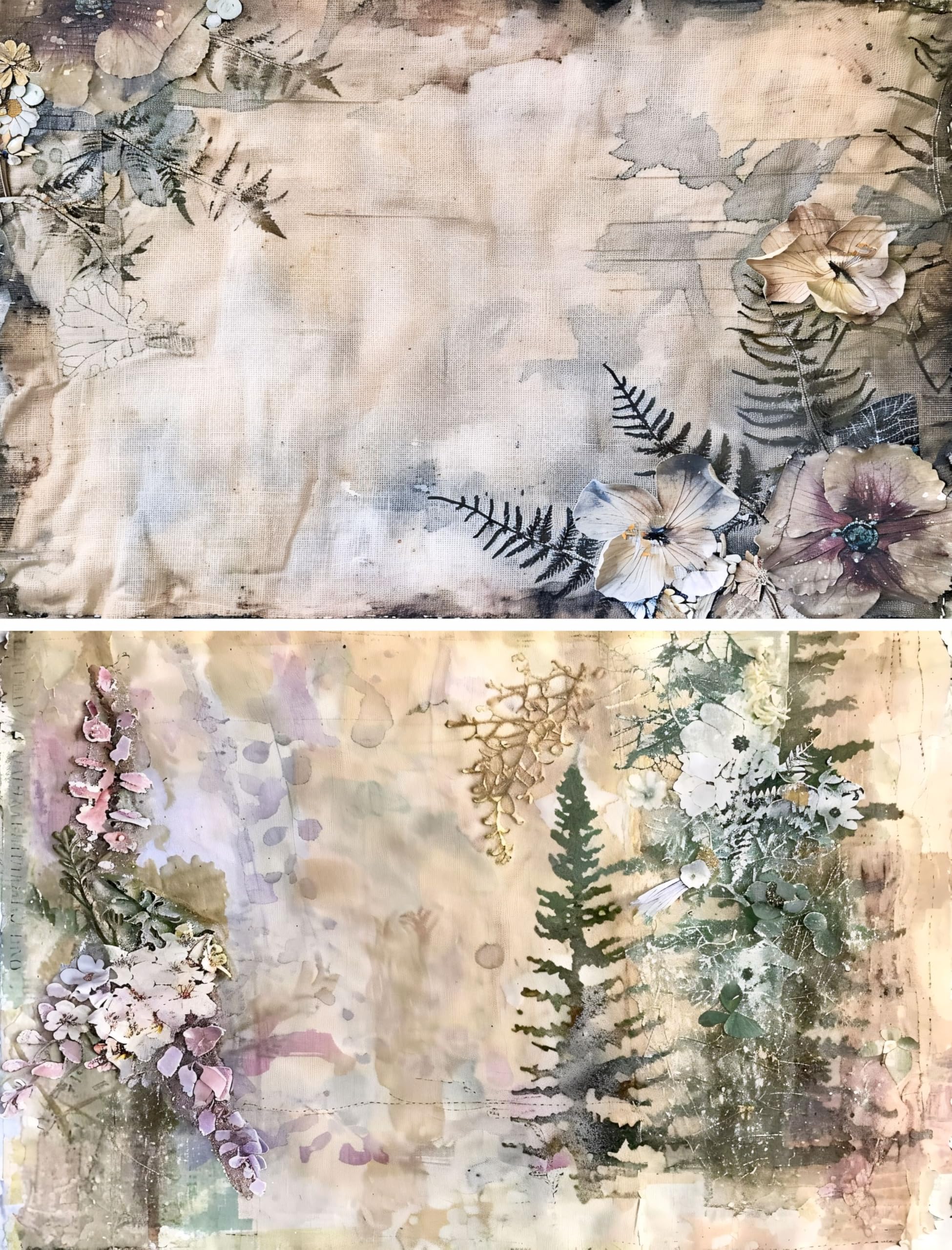 Decoupage Rice Papers - 6 Pieces | 6 Unique Designs | Versatile Decoupage Designs for Art Projects & Crafting by CRAFT KREATIVELY