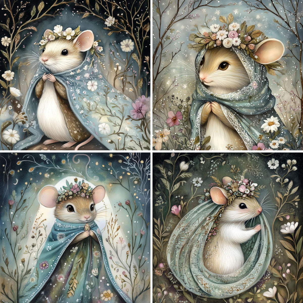 Animal Squares Rice Papers, 29 x 29cm (2 Sheets) – Decoupage Paper 8x Designs for Collage, Mixed Media, Card Making & Crafts, Decoupage by CRAFT KREATIVELY
