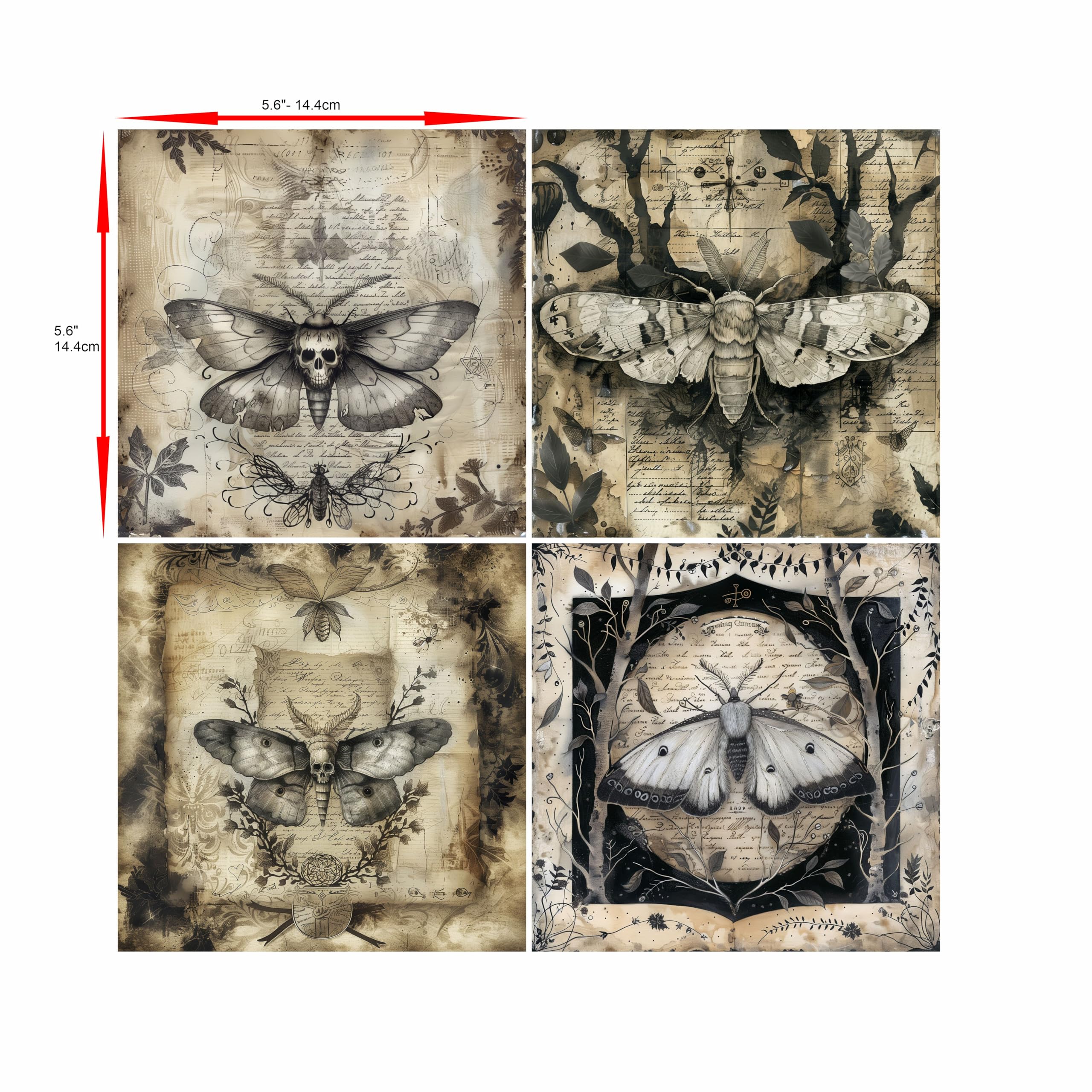 Animal Squares Rice Papers, 29 x 29cm (2 Sheets) – Decoupage Paper 8x Designs for Collage, Mixed Media, Card Making & Crafts, Decoupage by CRAFT KREATIVELY