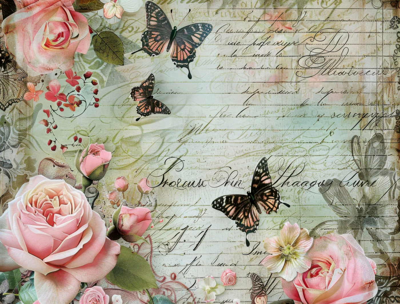 Decoupage Rice Papers - 6 Pieces | 6 Unique Designs | Versatile Decoupage Designs for Art Projects & Crafting by CRAFT KREATIVELY