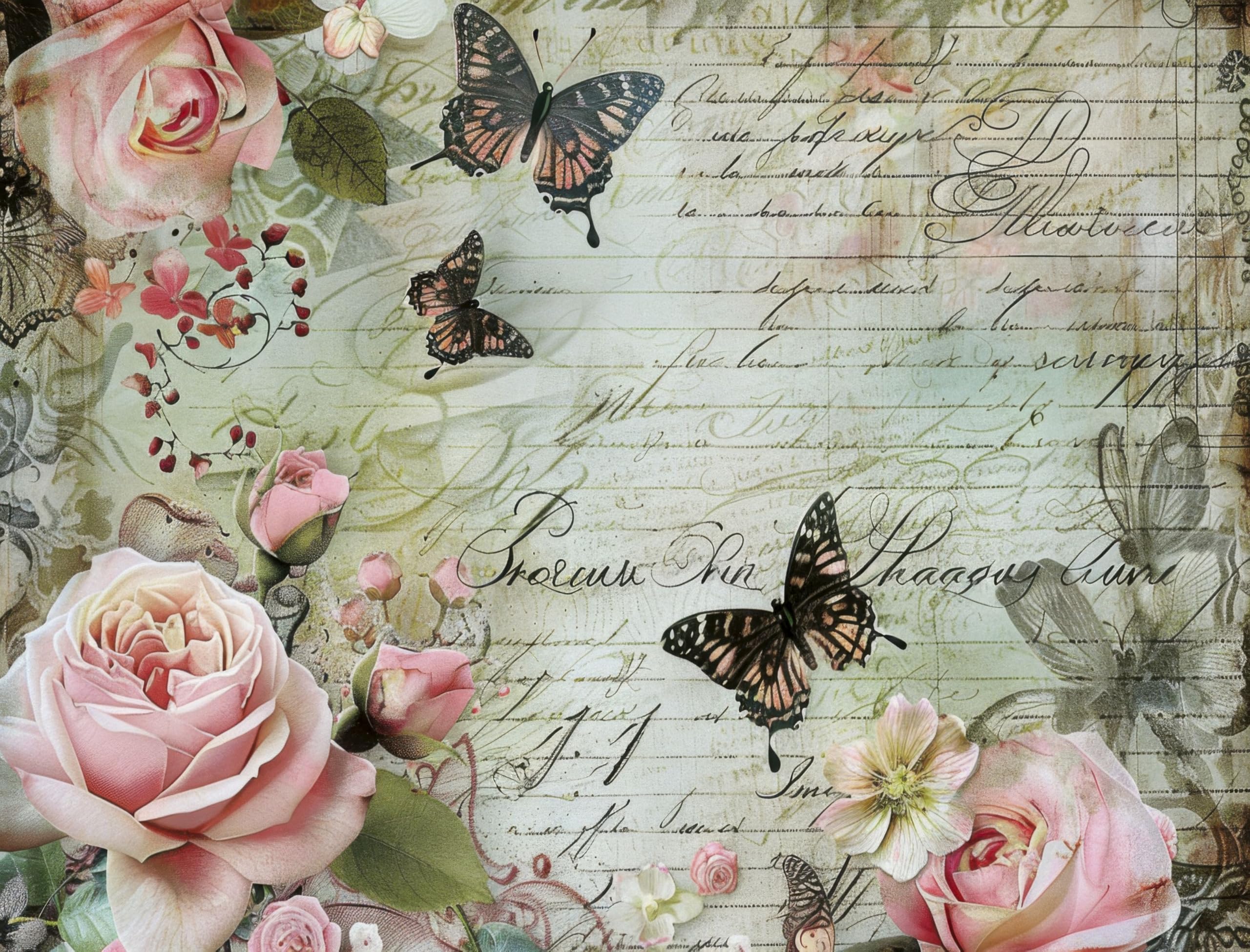 Decoupage Rice Papers - 6 Pieces | 6 Unique Designs | Versatile Decoupage Designs for Art Projects & Crafting by CRAFT KREATIVELY