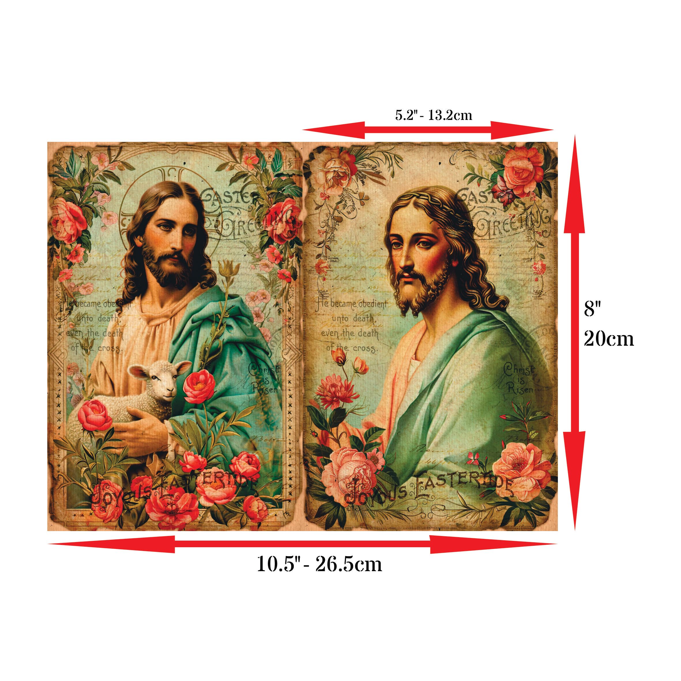 Decoupage Rice Papers - 6 Pieces | 12 Unique Designs | Versatile Decoupage Designs for Art Projects & Crafting by CRAFT KREATIVELY