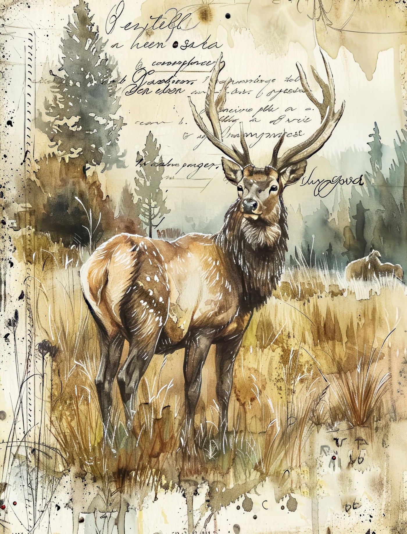Animal Rice Papers – Decoupage Paper 6x Designs for Collage, Mixed Media, Card Making & Crafts, Decoupage by CRAFT KREATIVELY