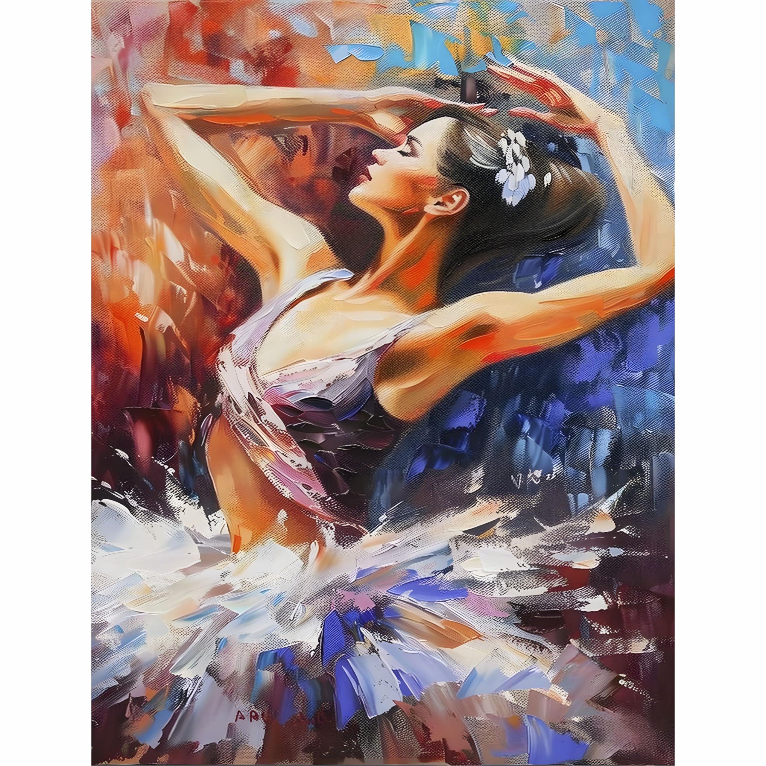 Decoupage Rice Paper, 20 x 26.5cm (6 Sheets) – 6x Decoupage Ballet Papers for Collage, Mixed Media, Card Making & Crafts, Decoupage by CRAFT KREATIVELY