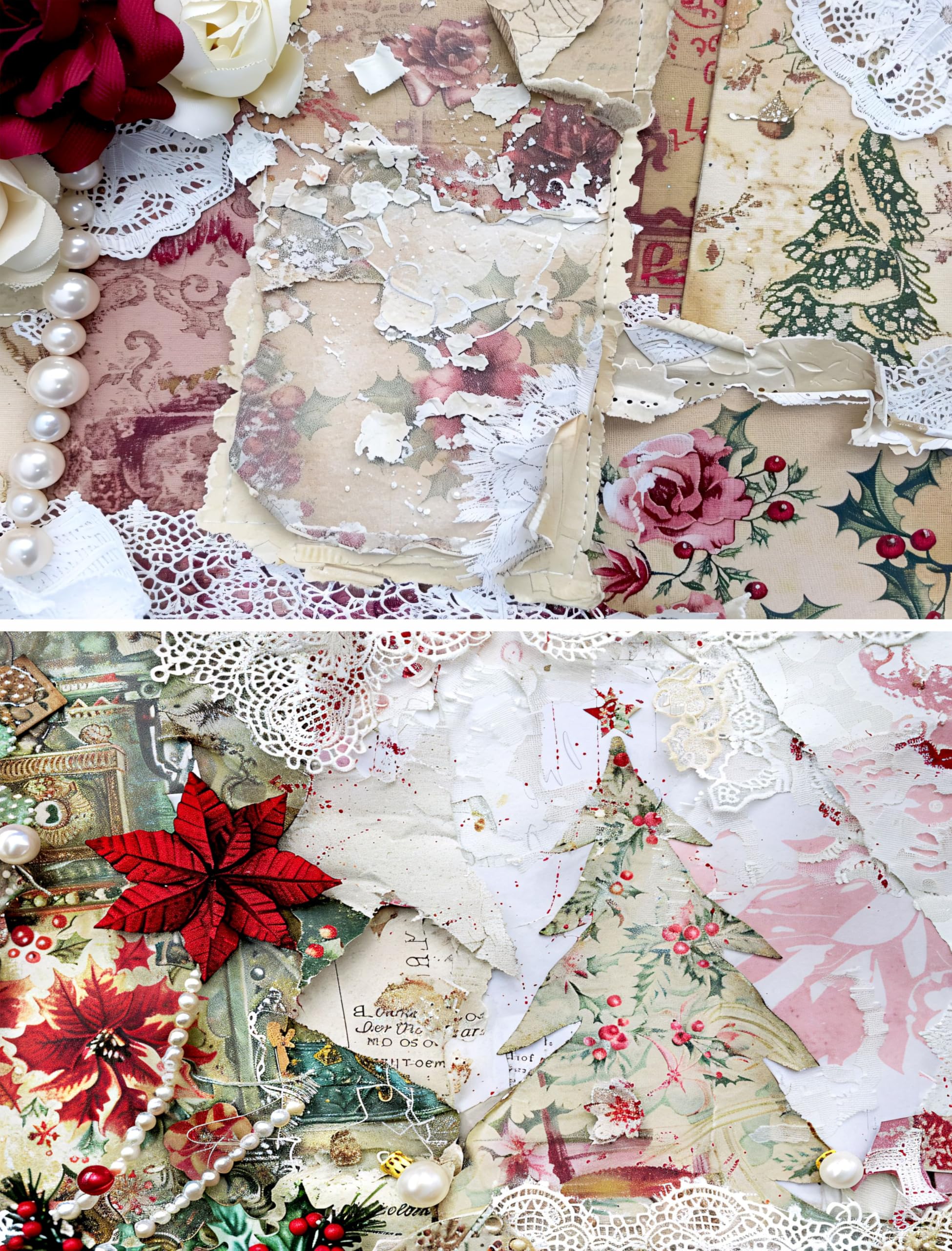 Decoupage Rice Papers - 6 Pieces | 6 Unique Designs | Versatile Decoupage Designs for Art Projects & Crafting by CRAFT KREATIVELY