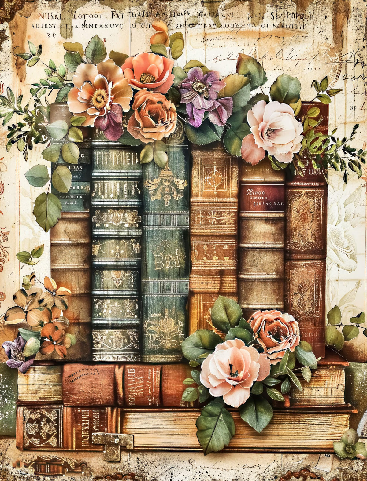 Mixed Media Rice Papers – Decoupage Paper 6x Designs for Collage, Mixed Media, Card Making & Crafts, Decoupage by CRAFT KREATIVELY