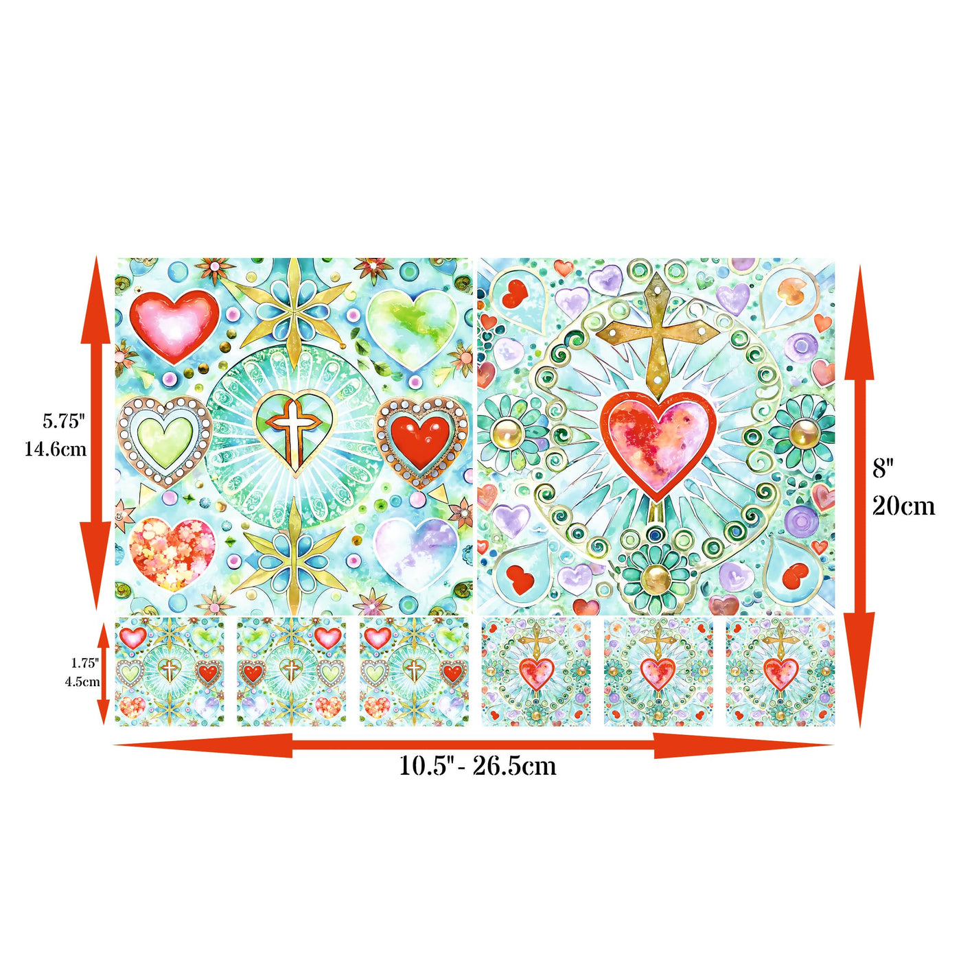 Christian Rice Papers – Decoupage Paper Design for Furniture, Mixed Media, Cards & Crafts, Decoupage by CRAFT KREATIVELY