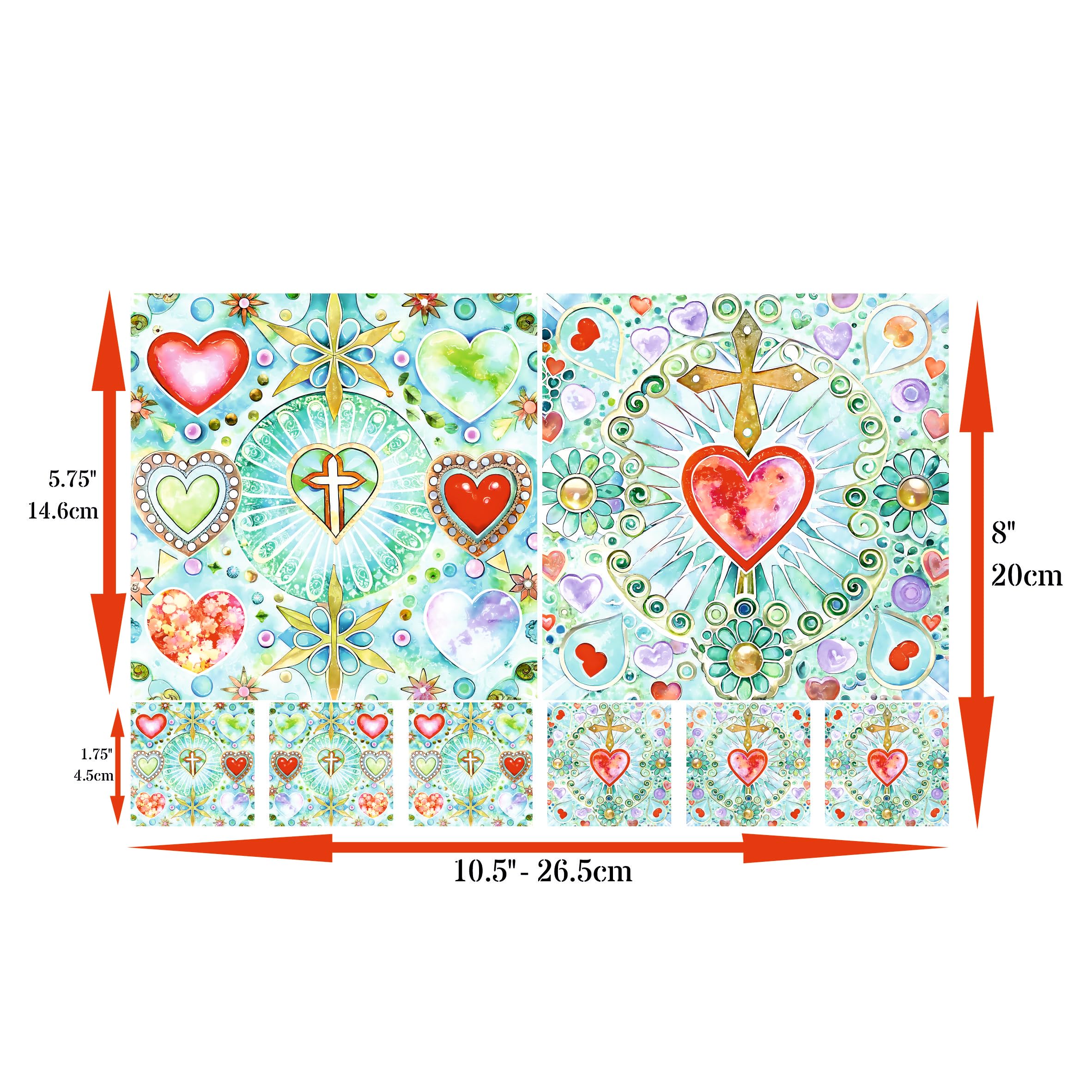 Christian Rice Papers – Decoupage Paper Design for Furniture, Mixed Media, Cards & Crafts, Decoupage by CRAFT KREATIVELY